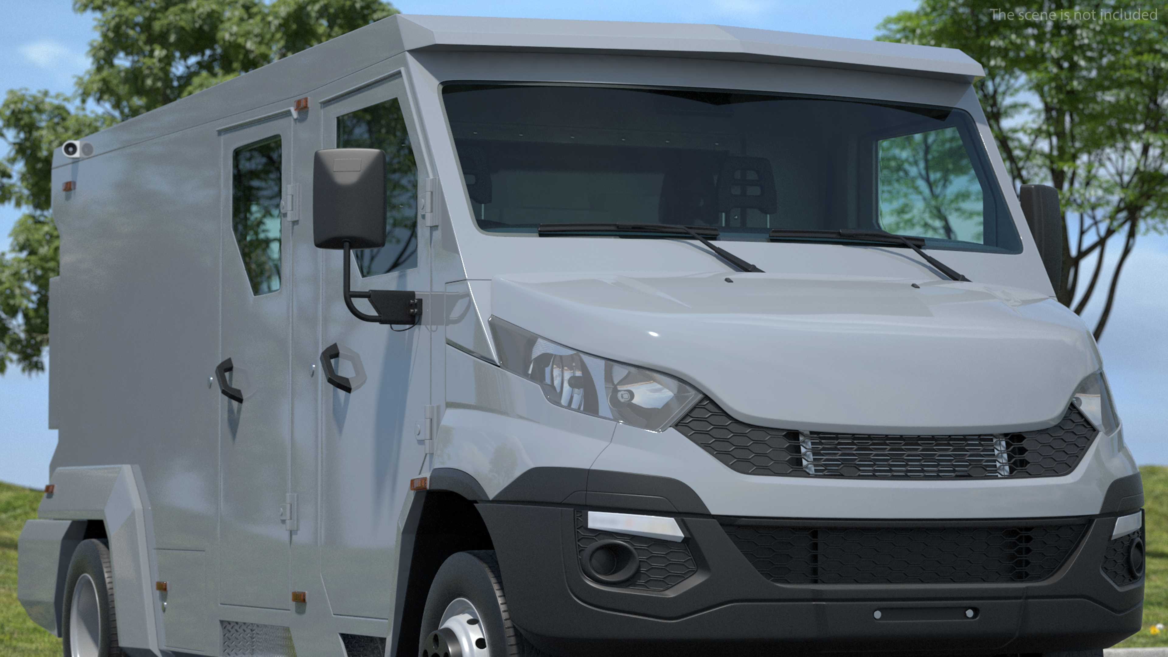 3D Armored Cash Transport Car