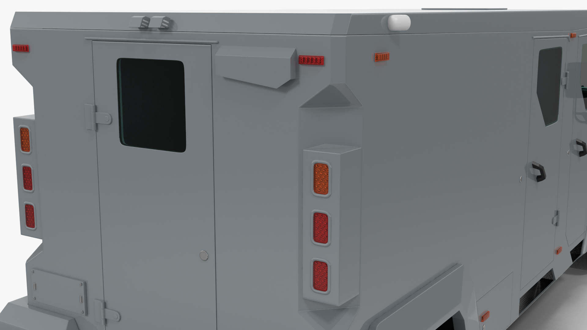 3D Armored Cash Transport Car