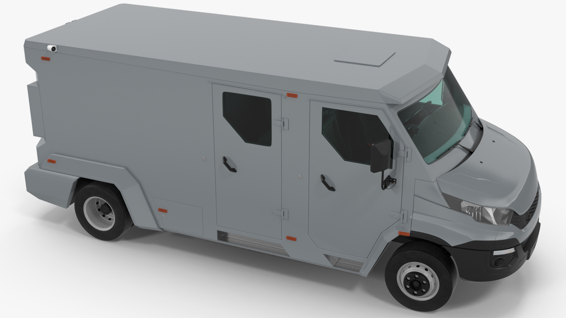 3D Armored Cash Transport Car