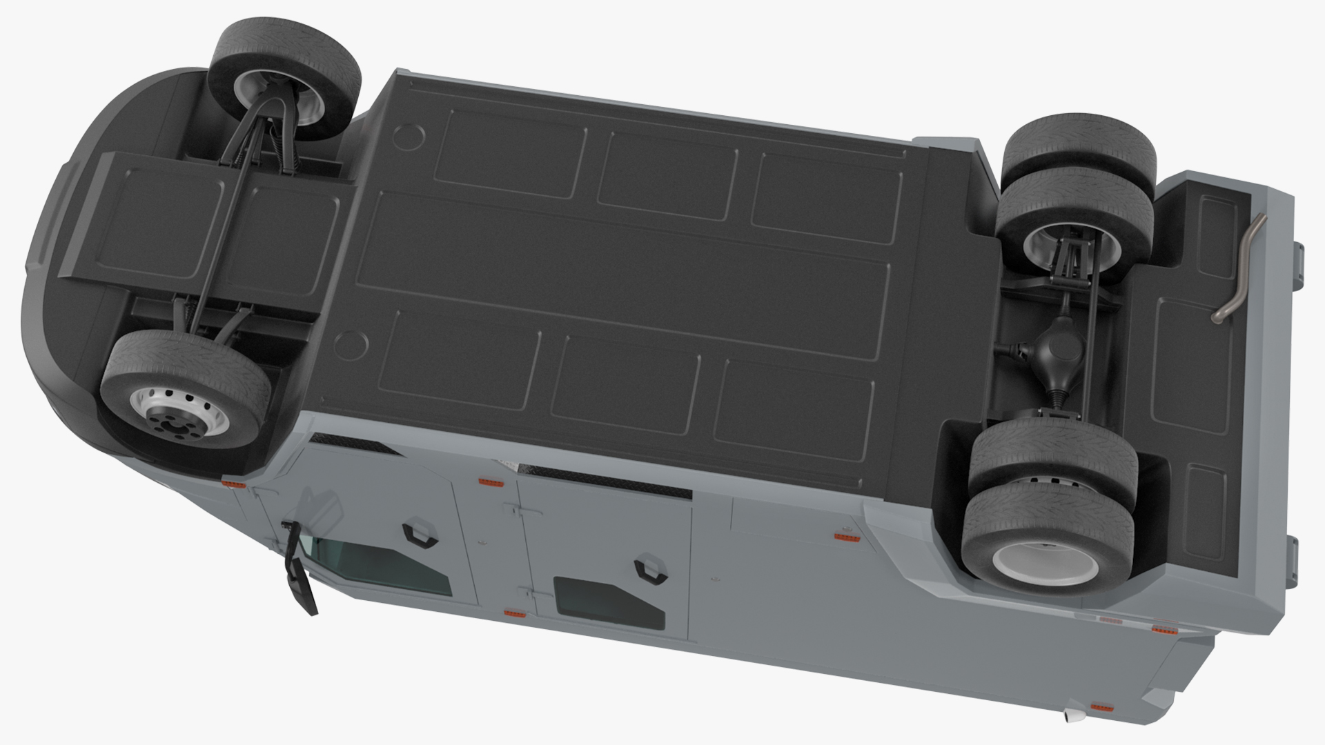 3D Armored Cash Transport Car