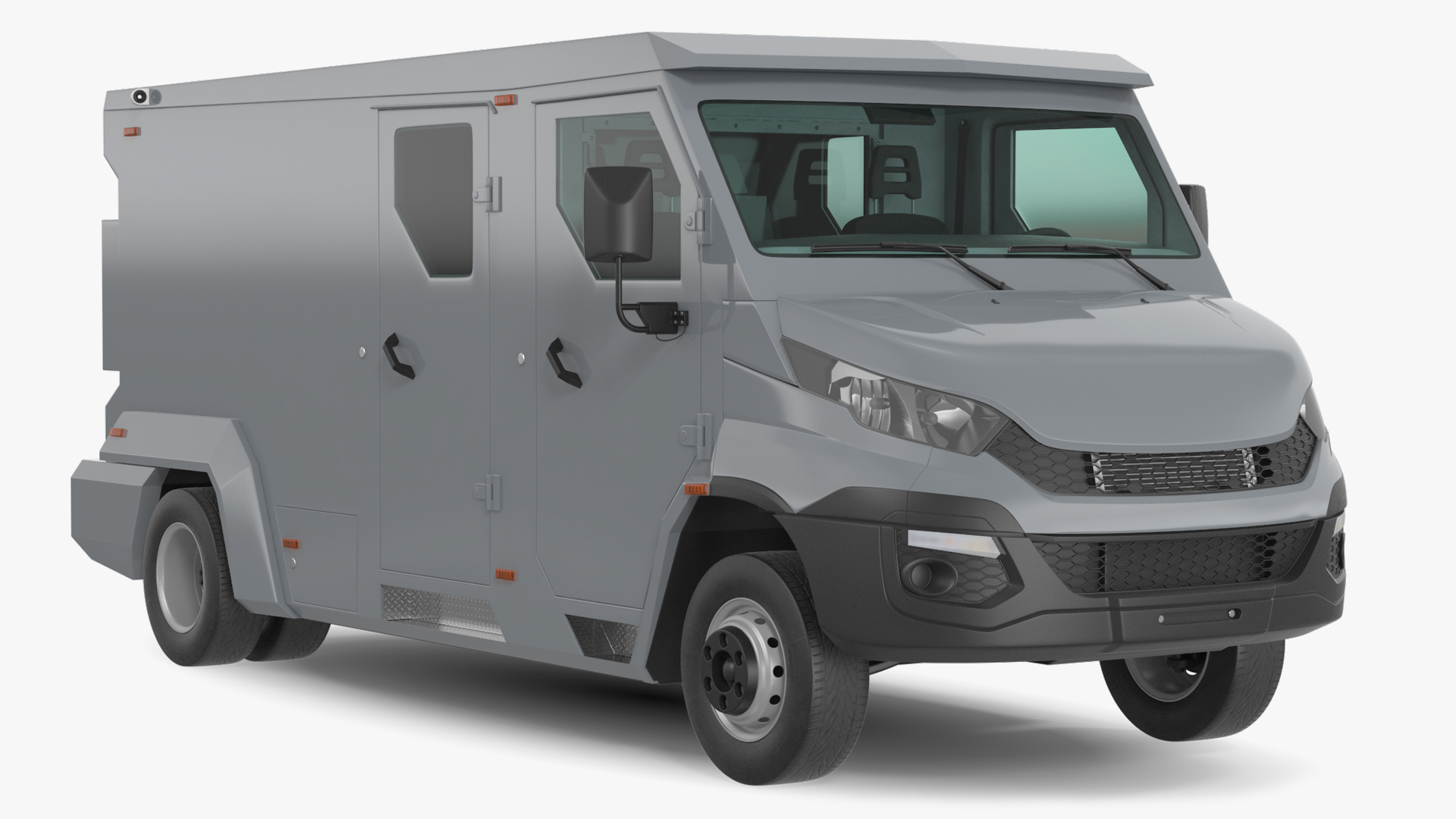 3D Armored Cash Transport Car