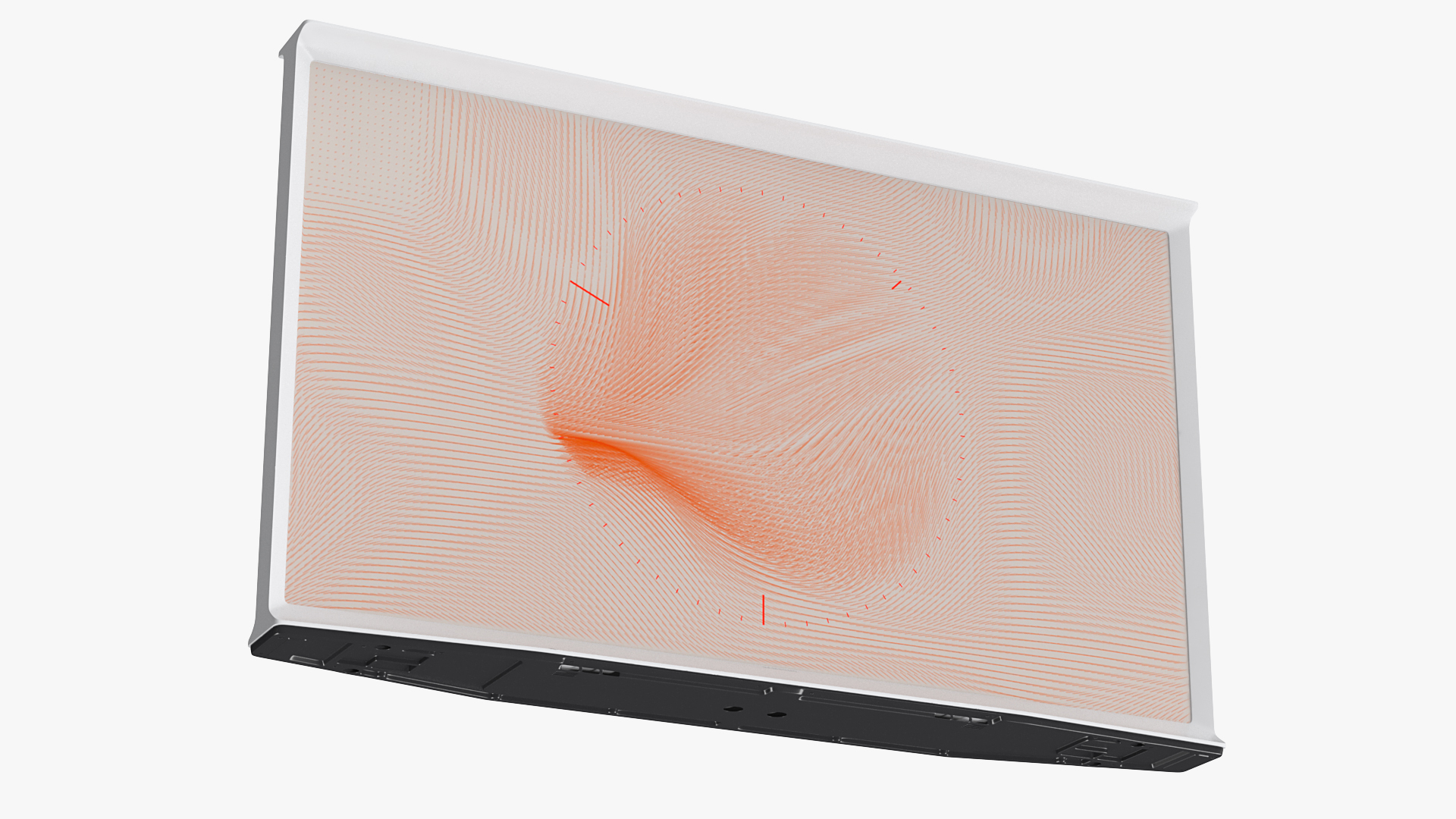 3D Samsung 55 Inch QLED The Serif TV model