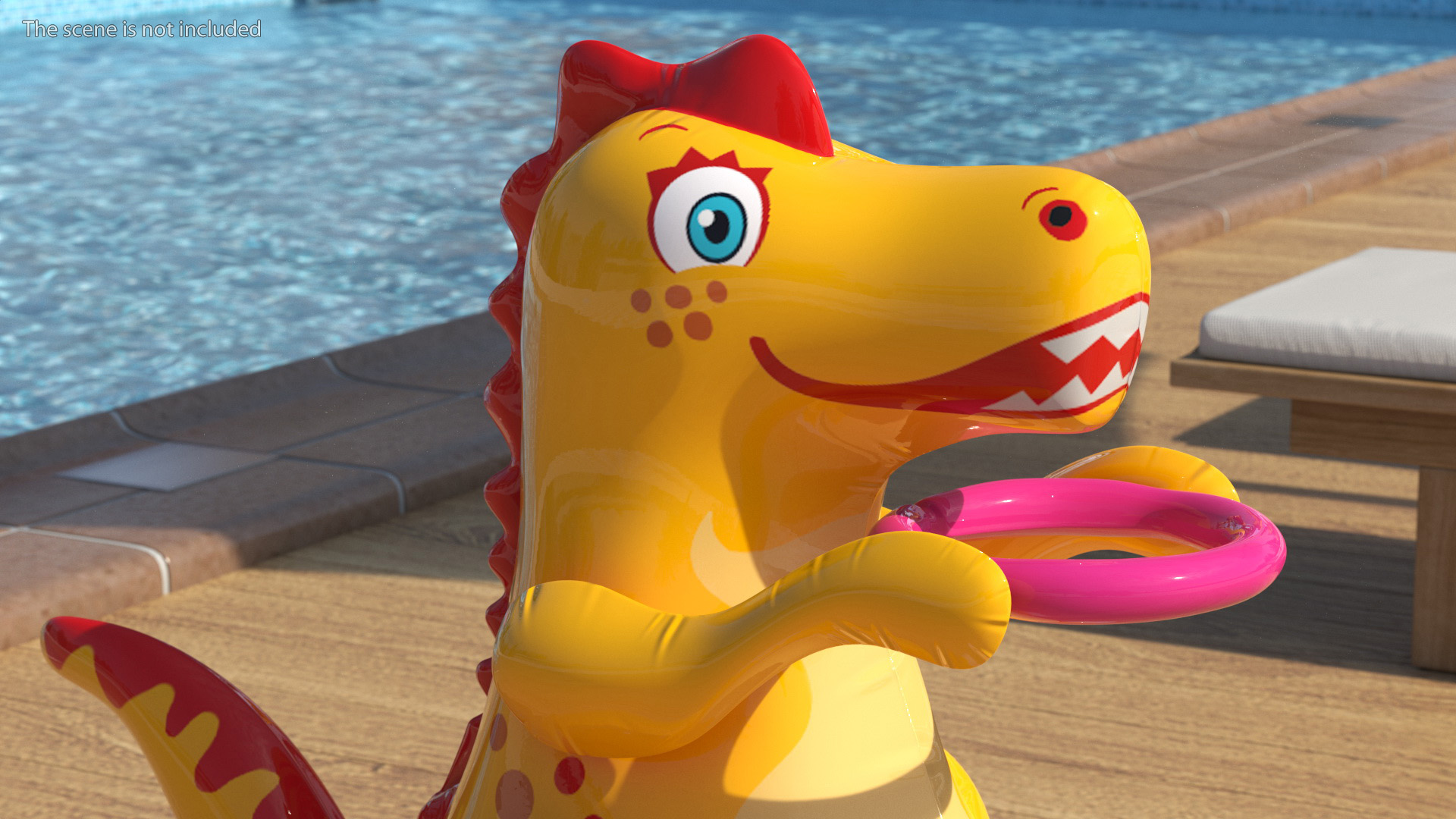 3D Dinosaur Inflatable Toy model