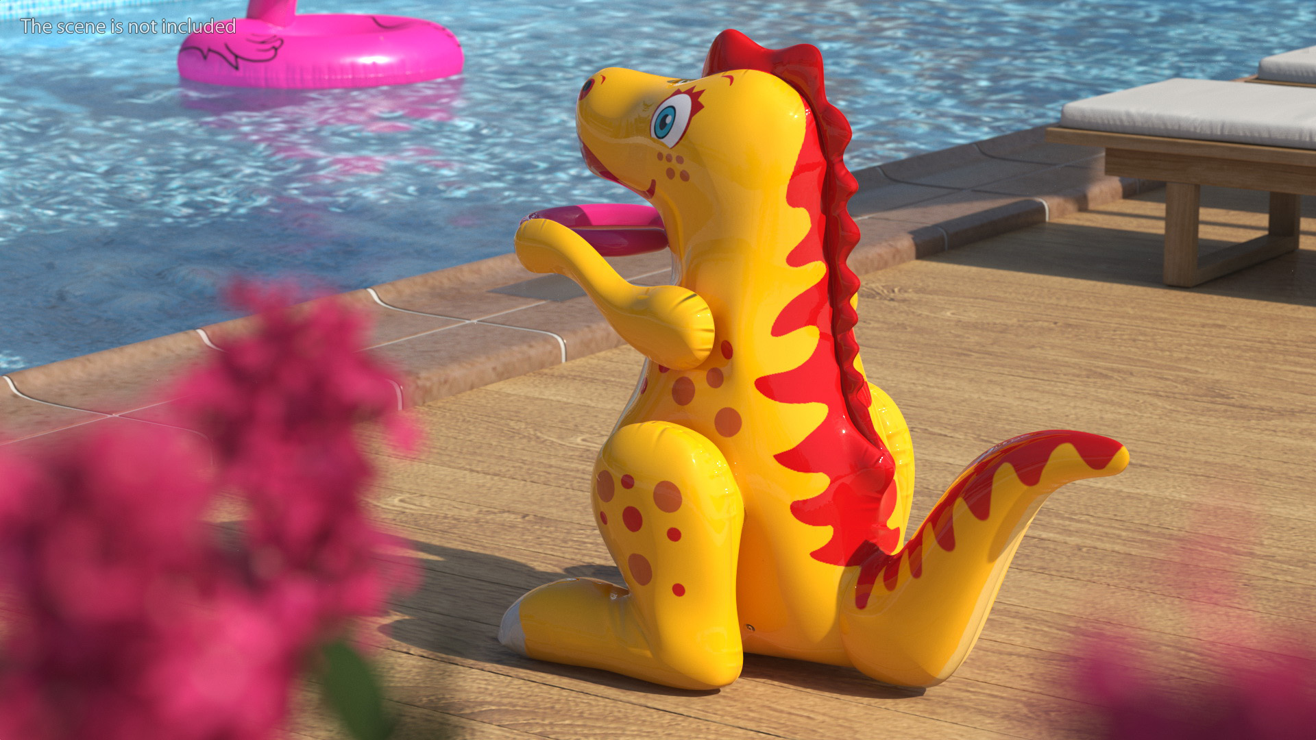 3D Dinosaur Inflatable Toy model