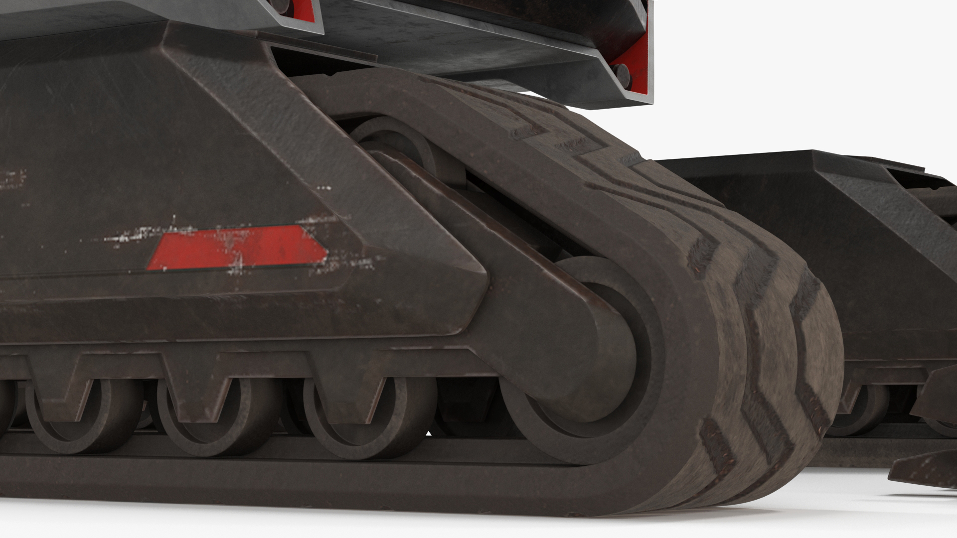 Excavator Futuristic Concept Old 3D