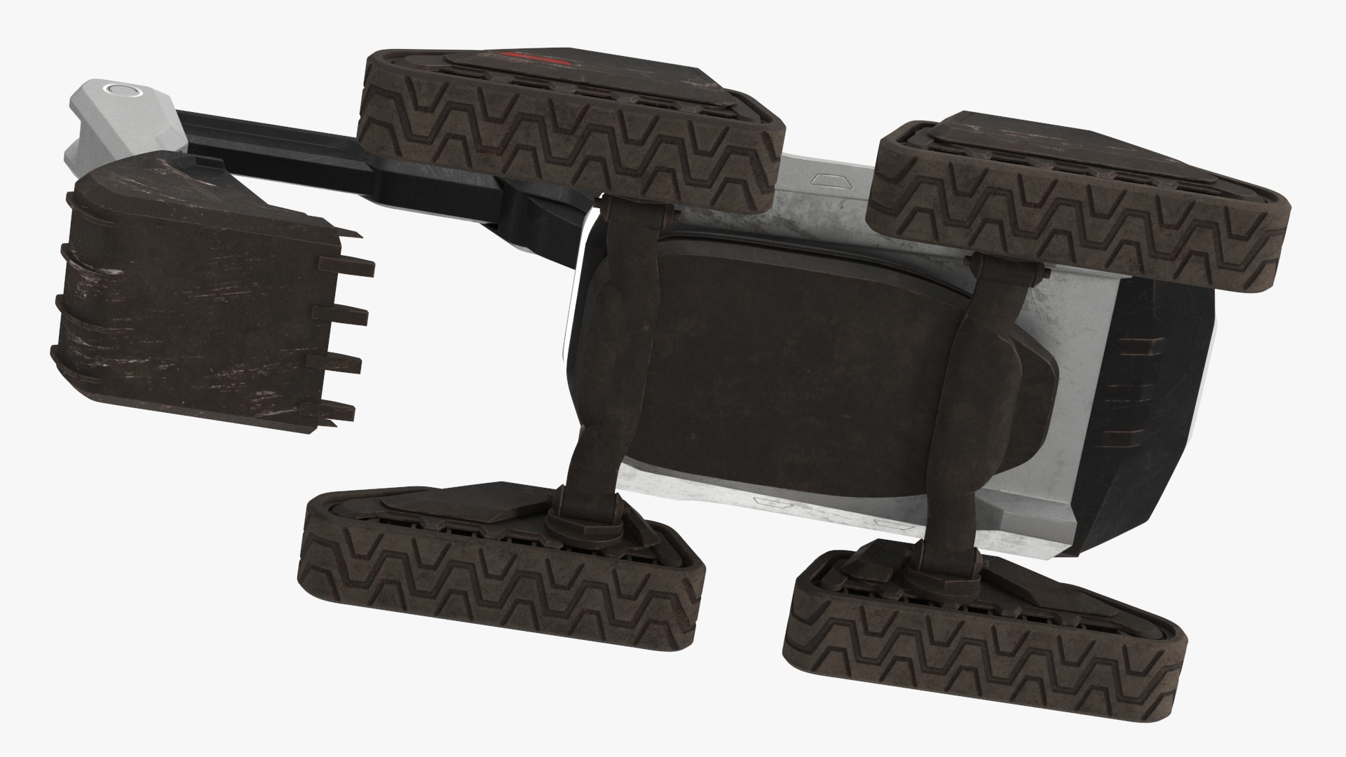 Excavator Futuristic Concept Old 3D