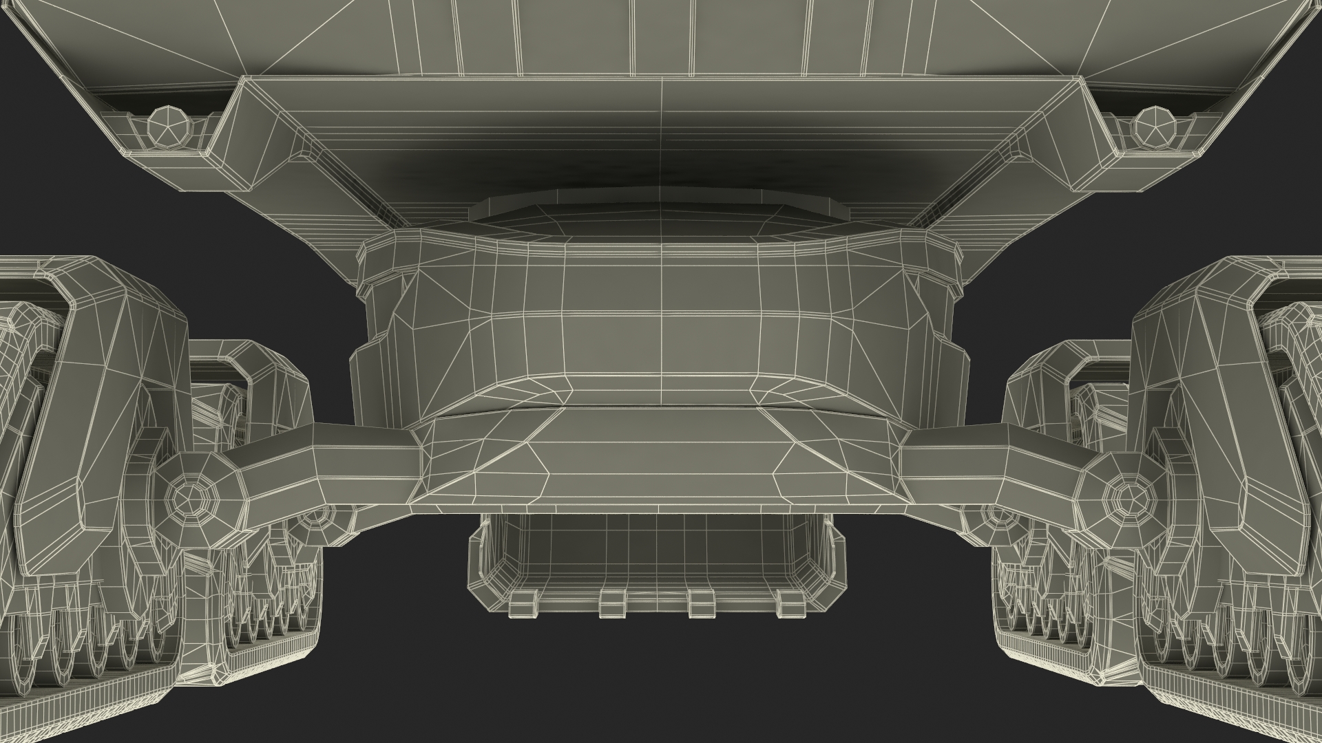 3D SciFi Excavator New Rigged