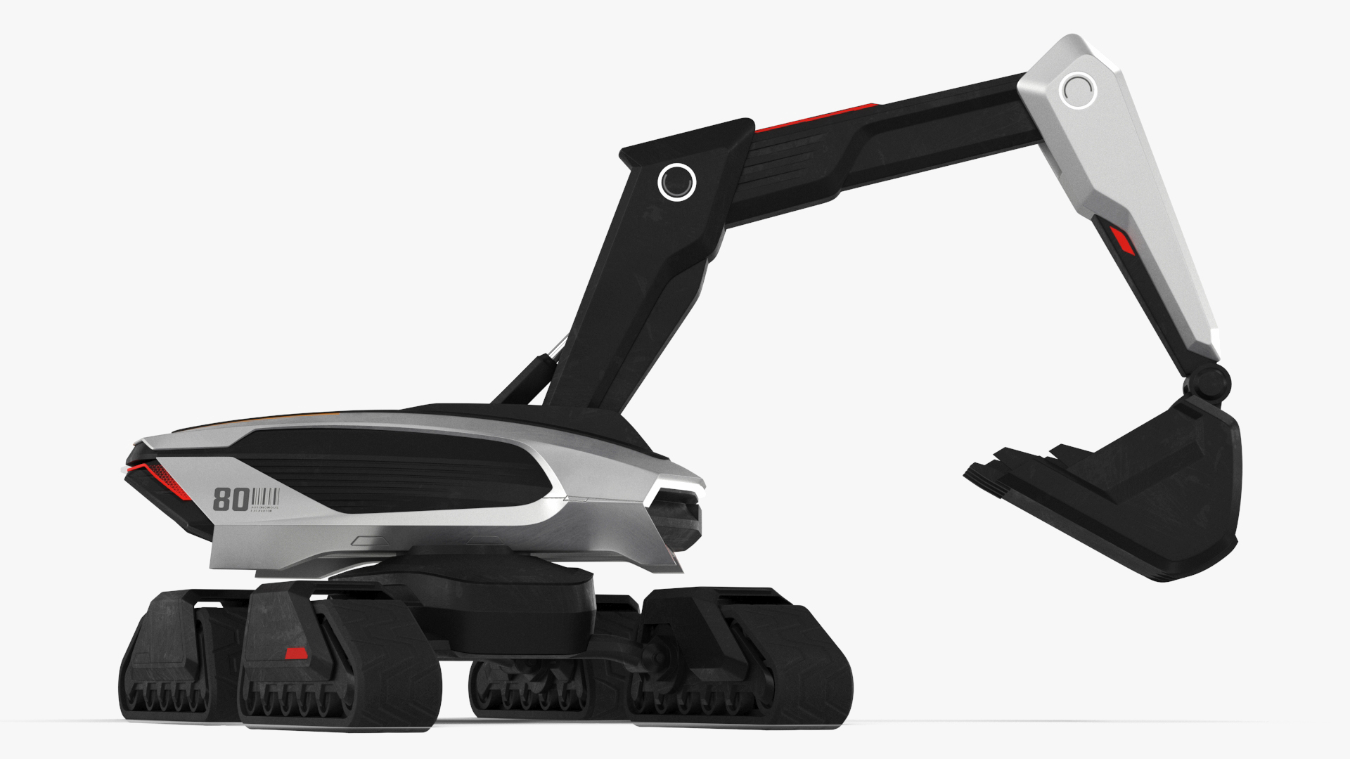3D SciFi Excavator New Rigged