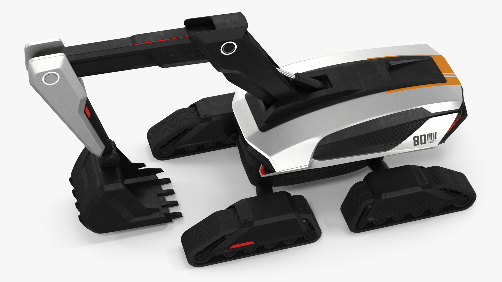 3D SciFi Excavator New Rigged