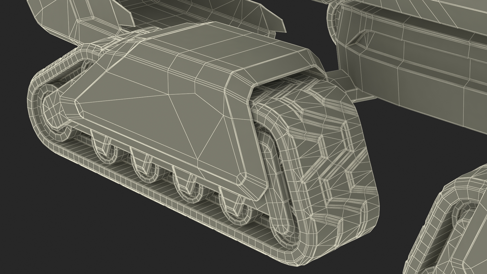 3D SciFi Excavator New Rigged