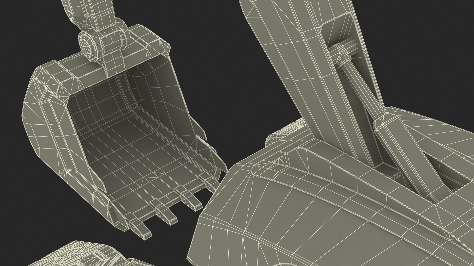 3D SciFi Excavator New Rigged