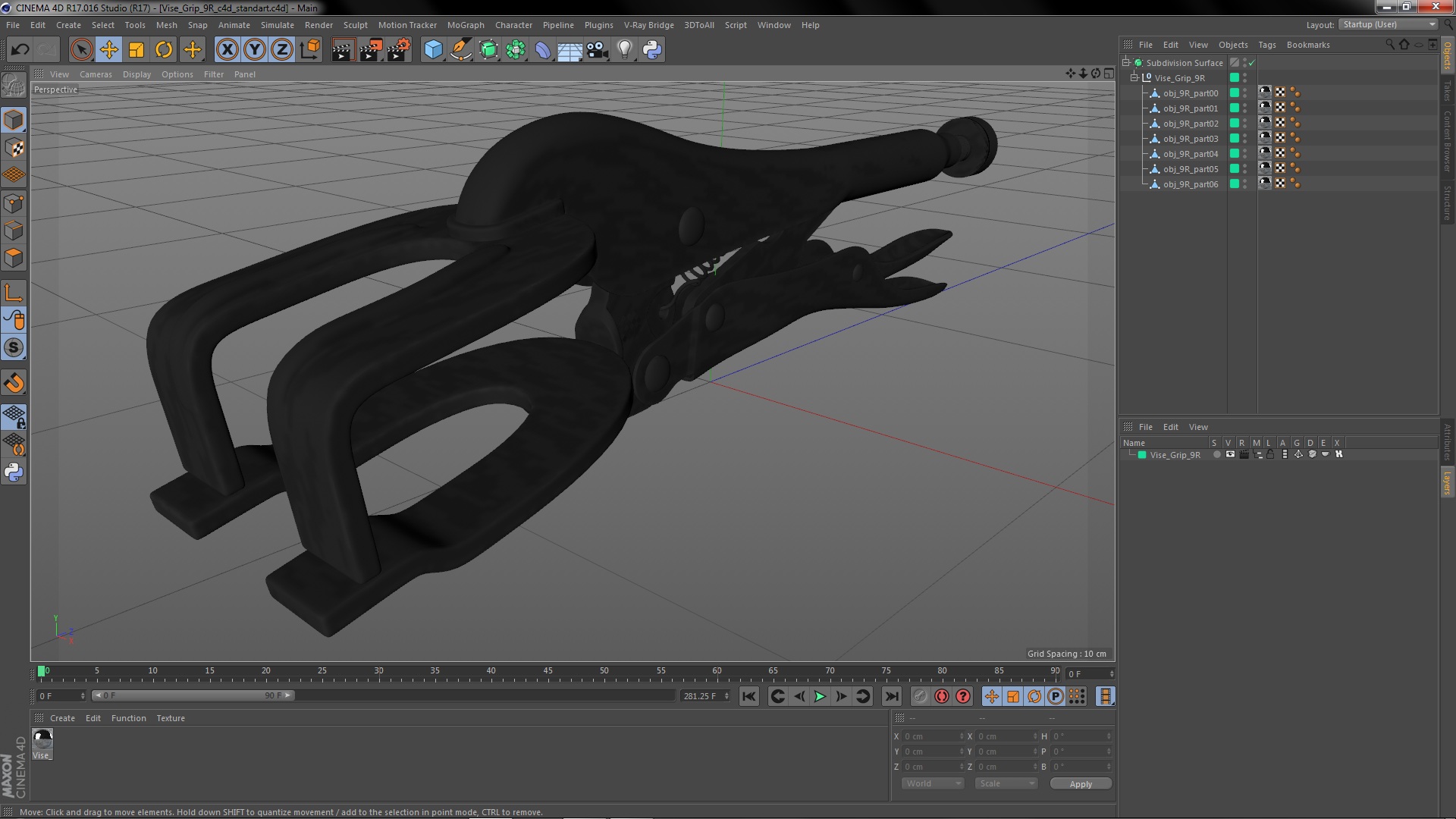 Vise Grip 9R 3D