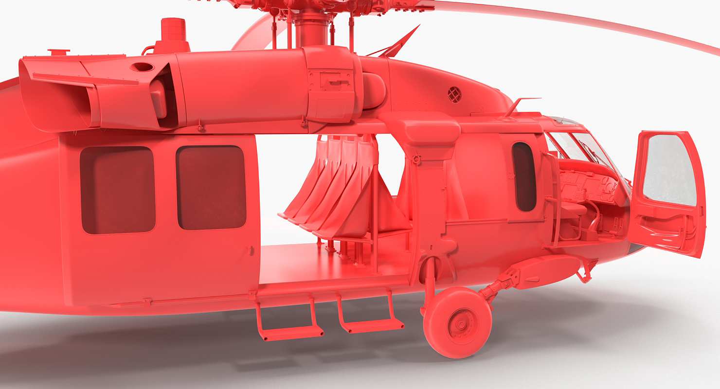 3D Sikorsky UH 60 Black Hawk US Military Utility Helicopter