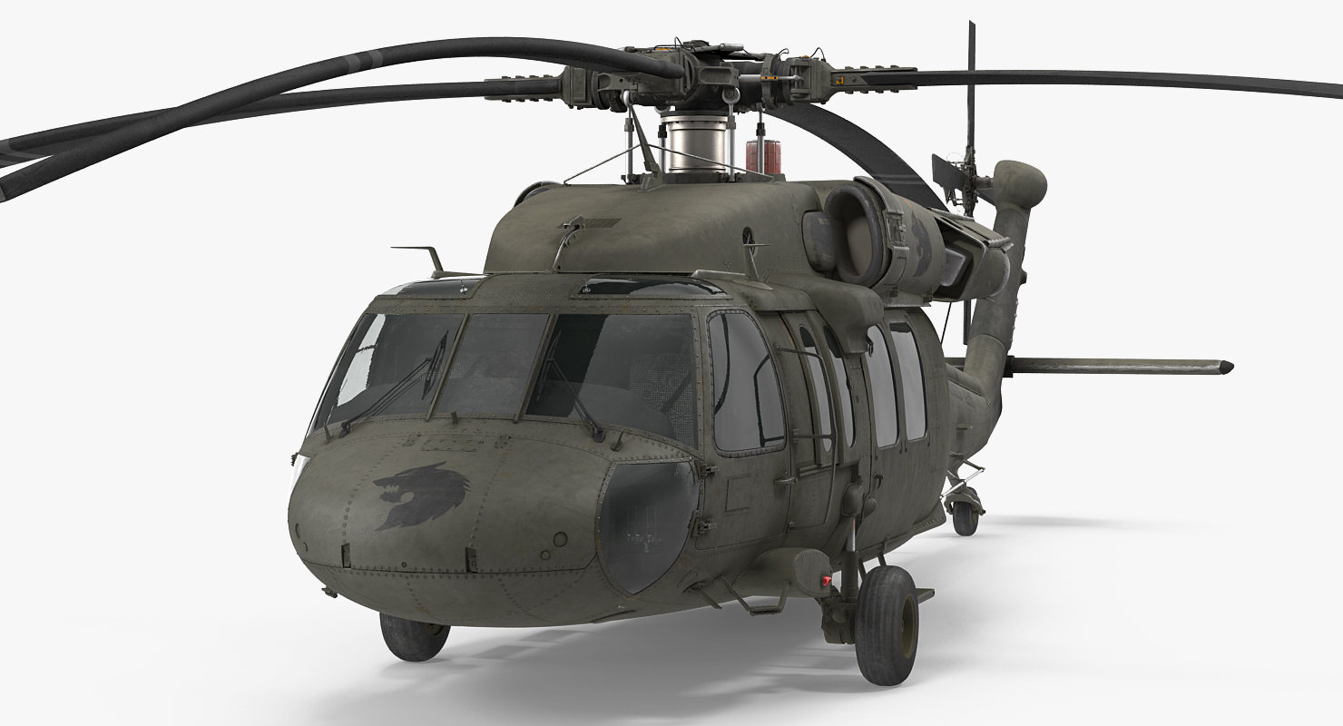 3D Sikorsky UH 60 Black Hawk US Military Utility Helicopter