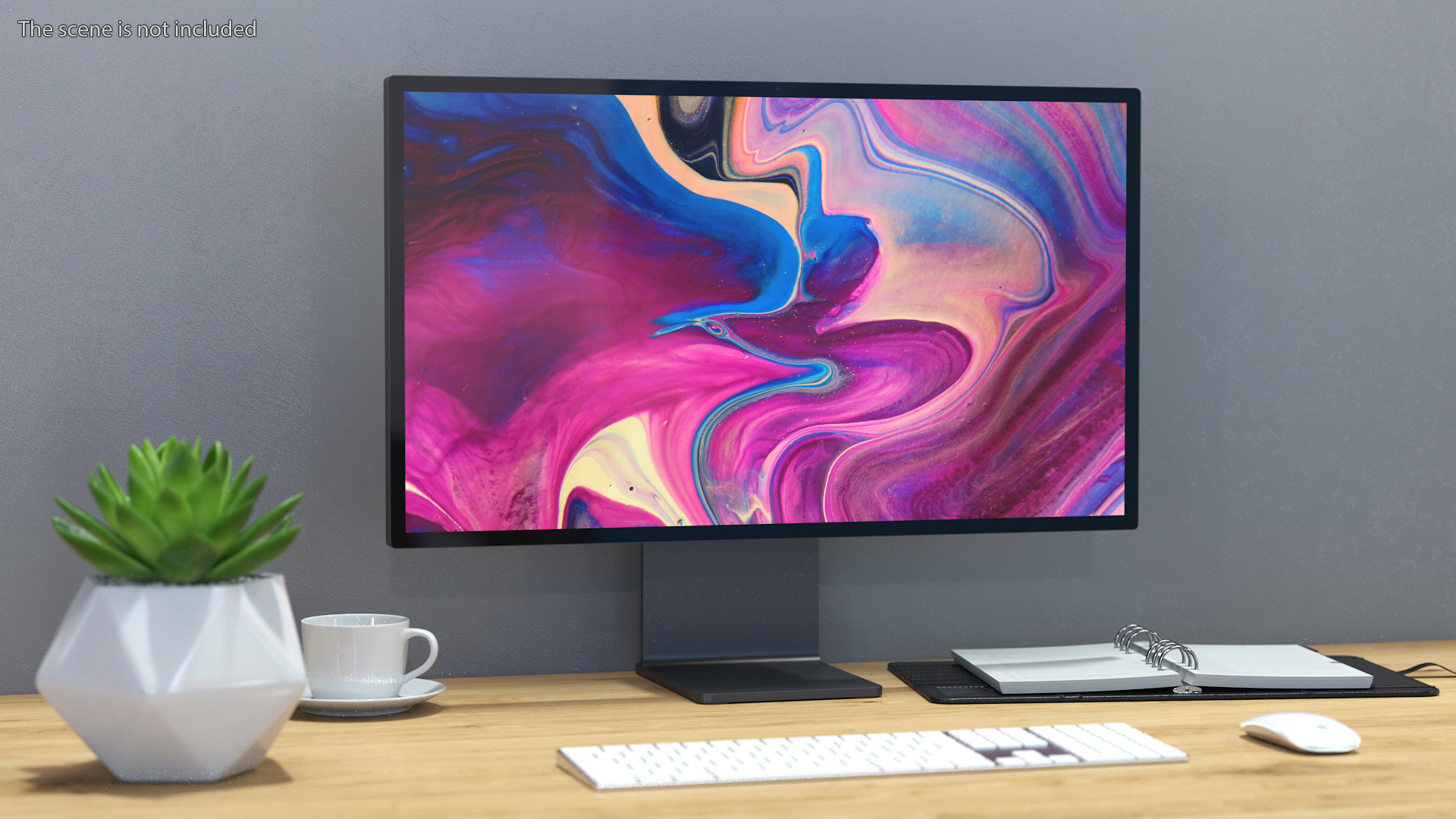 Display Tilt and Height Stand ON 3D
