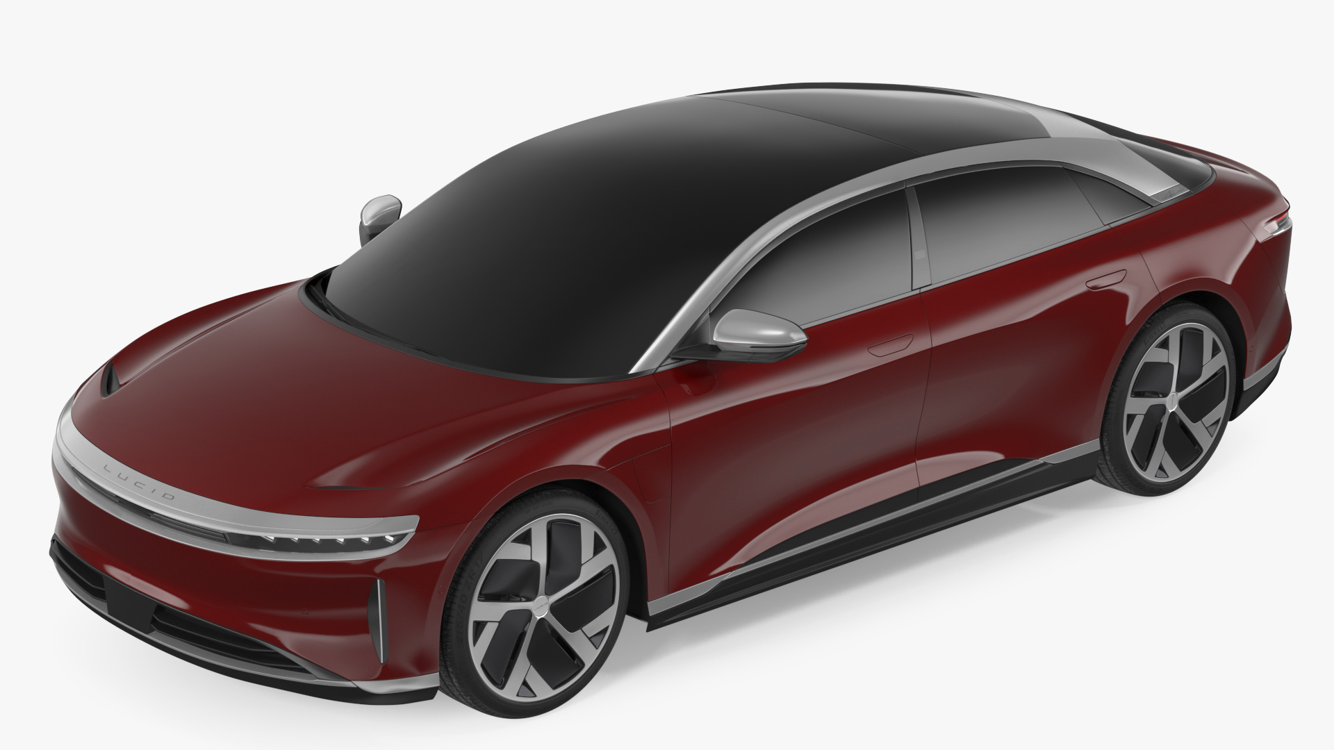 3D model Electric Luxury Sedan Lucid Air Exterior Only