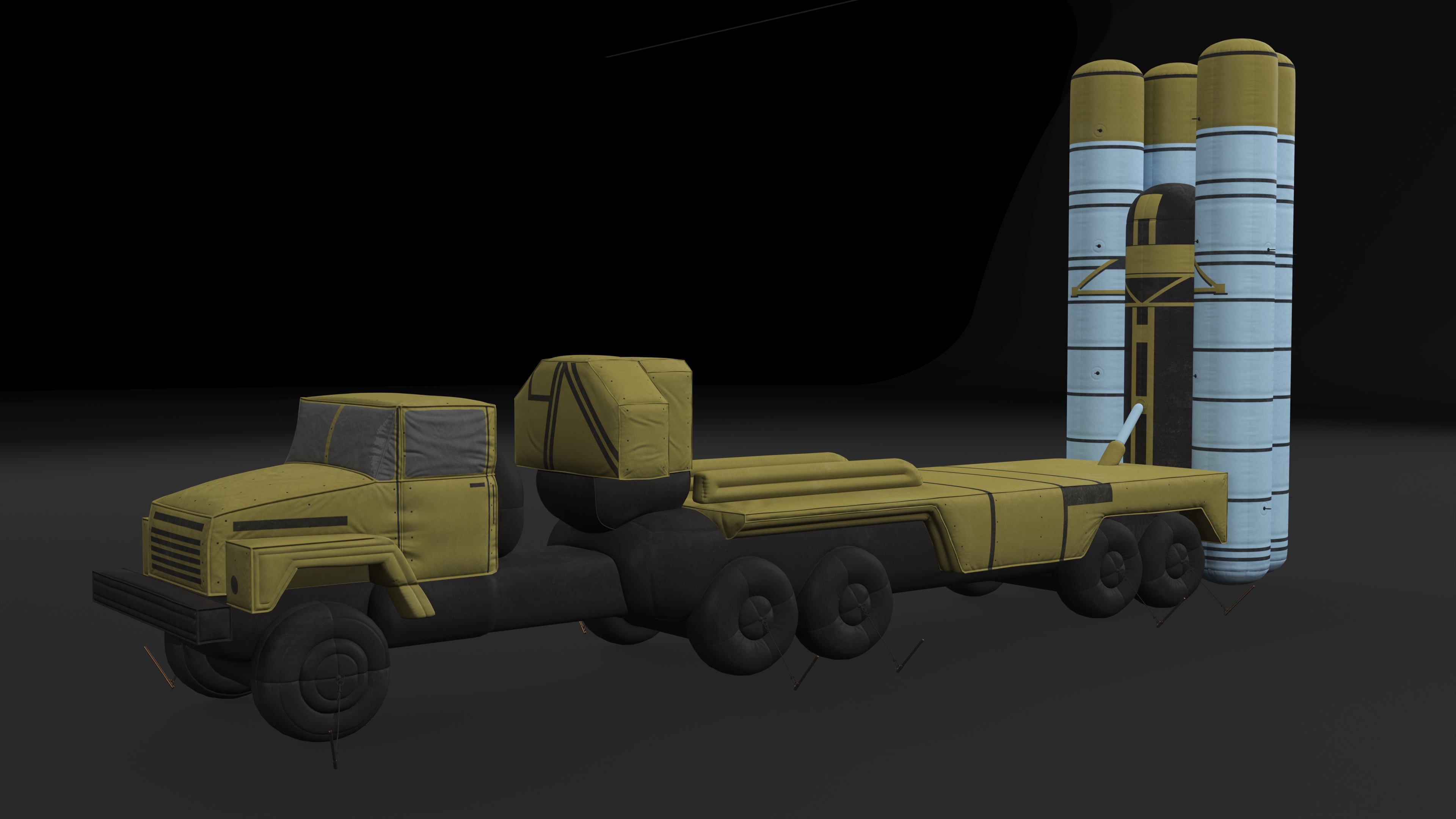 Military Dummy Inflatable SAM 3D model