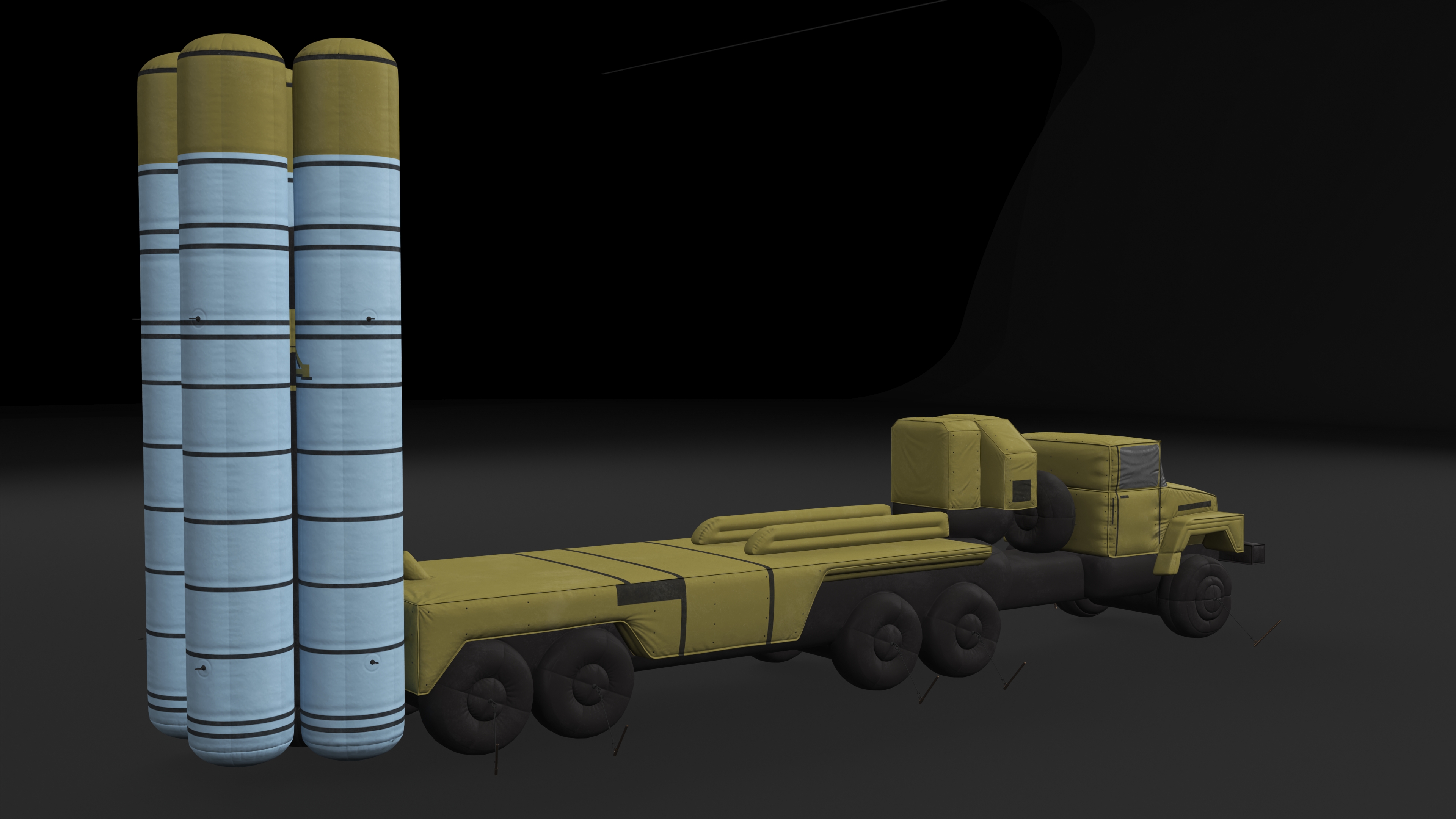 Military Dummy Inflatable SAM 3D model