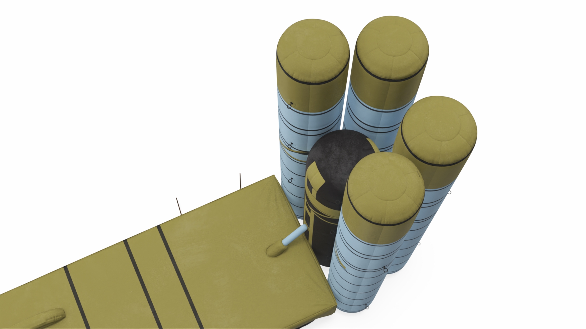 Military Dummy Inflatable SAM 3D model