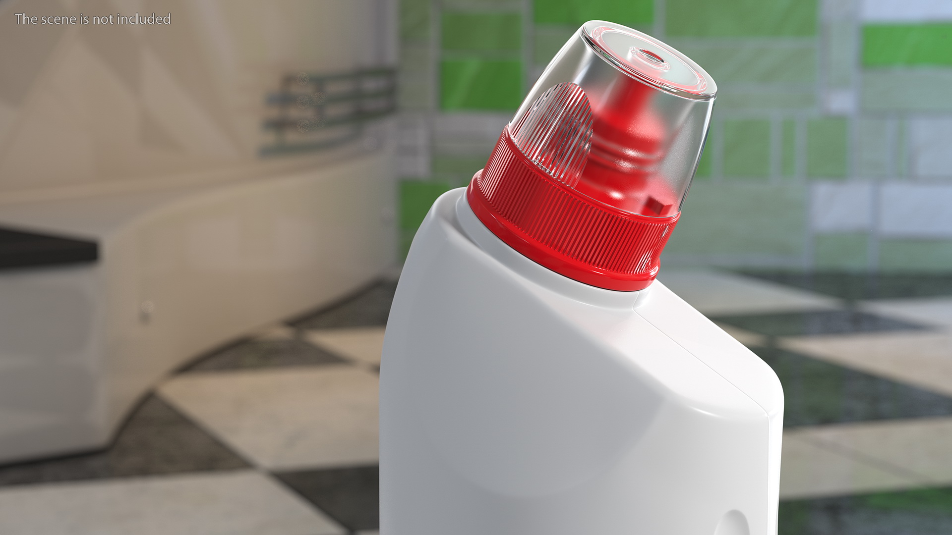 Domestos Toilet Cleaner Bleach Ultra White 3D