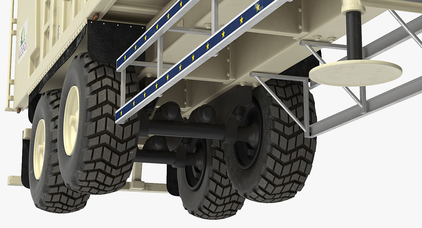 3D Harvester Trailer Clean model