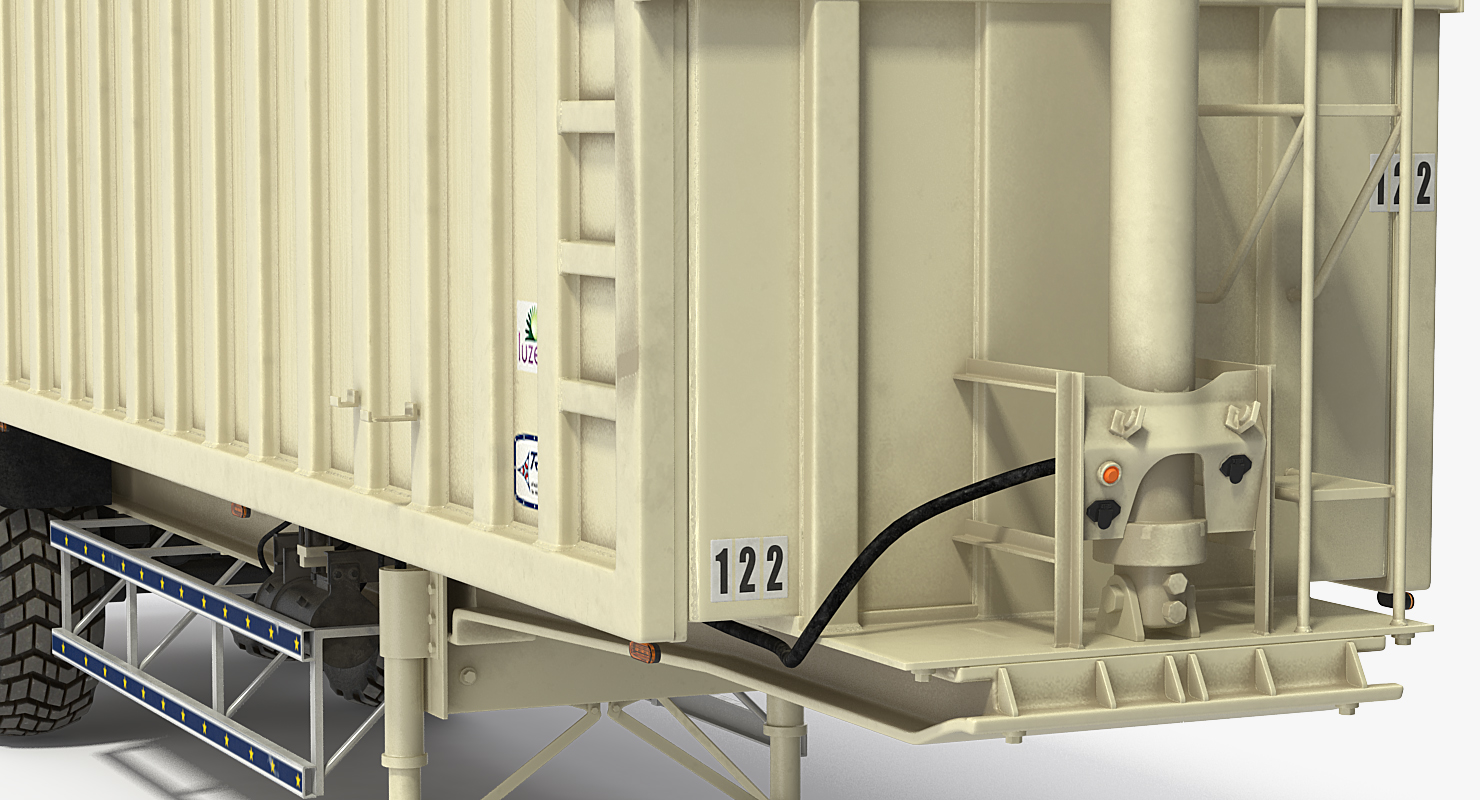 3D Harvester Trailer Clean model