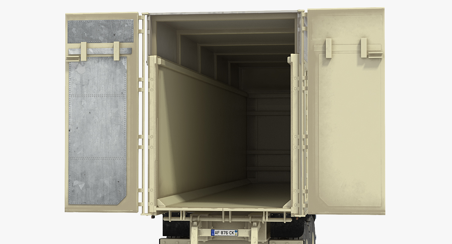 3D Harvester Trailer Clean model