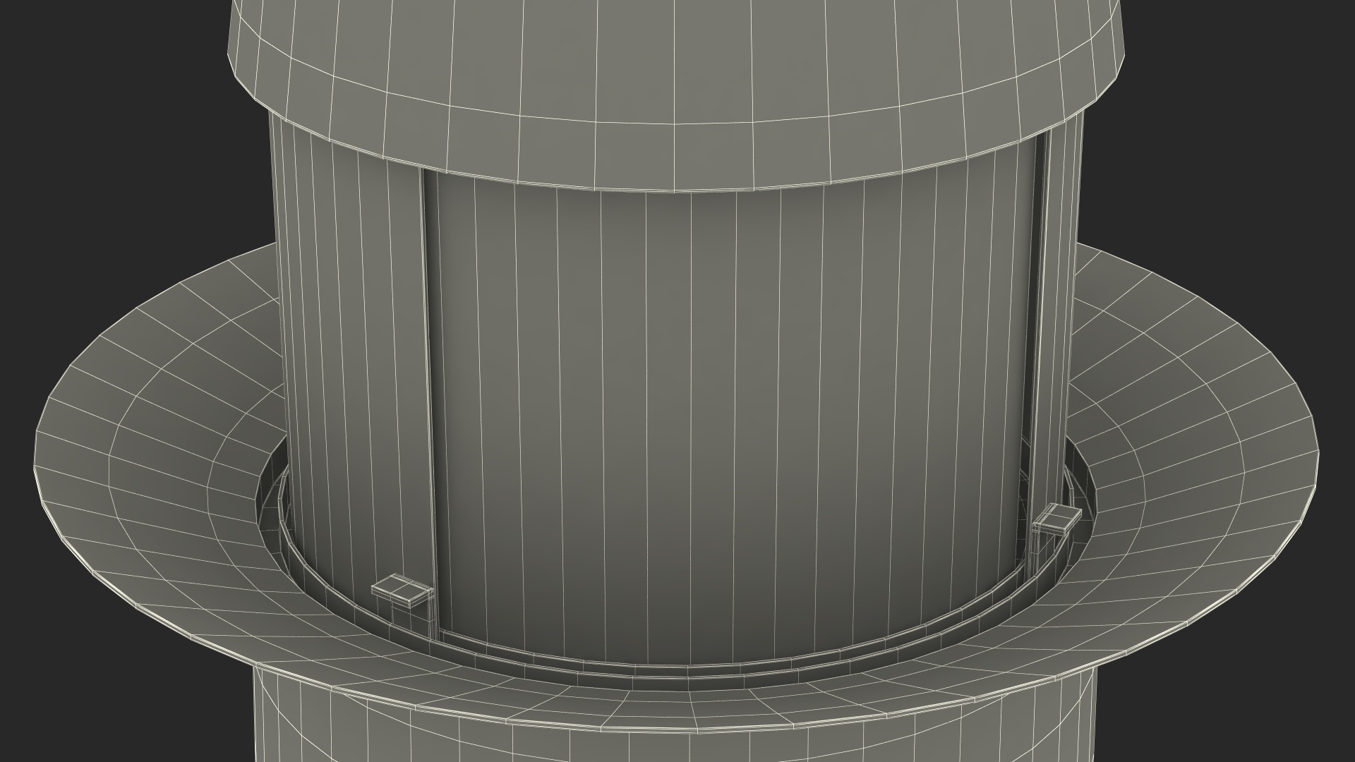 3D Modern Firaeplace Focus Creations Filiofocus Central White model