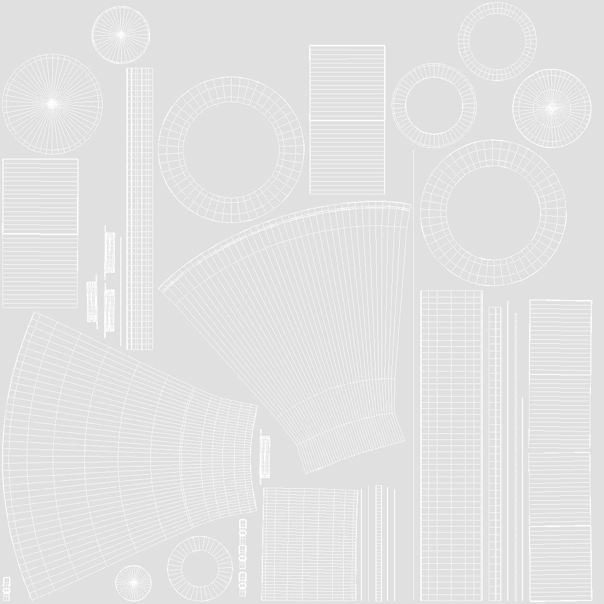 3D Modern Firaeplace Focus Creations Filiofocus Central White model