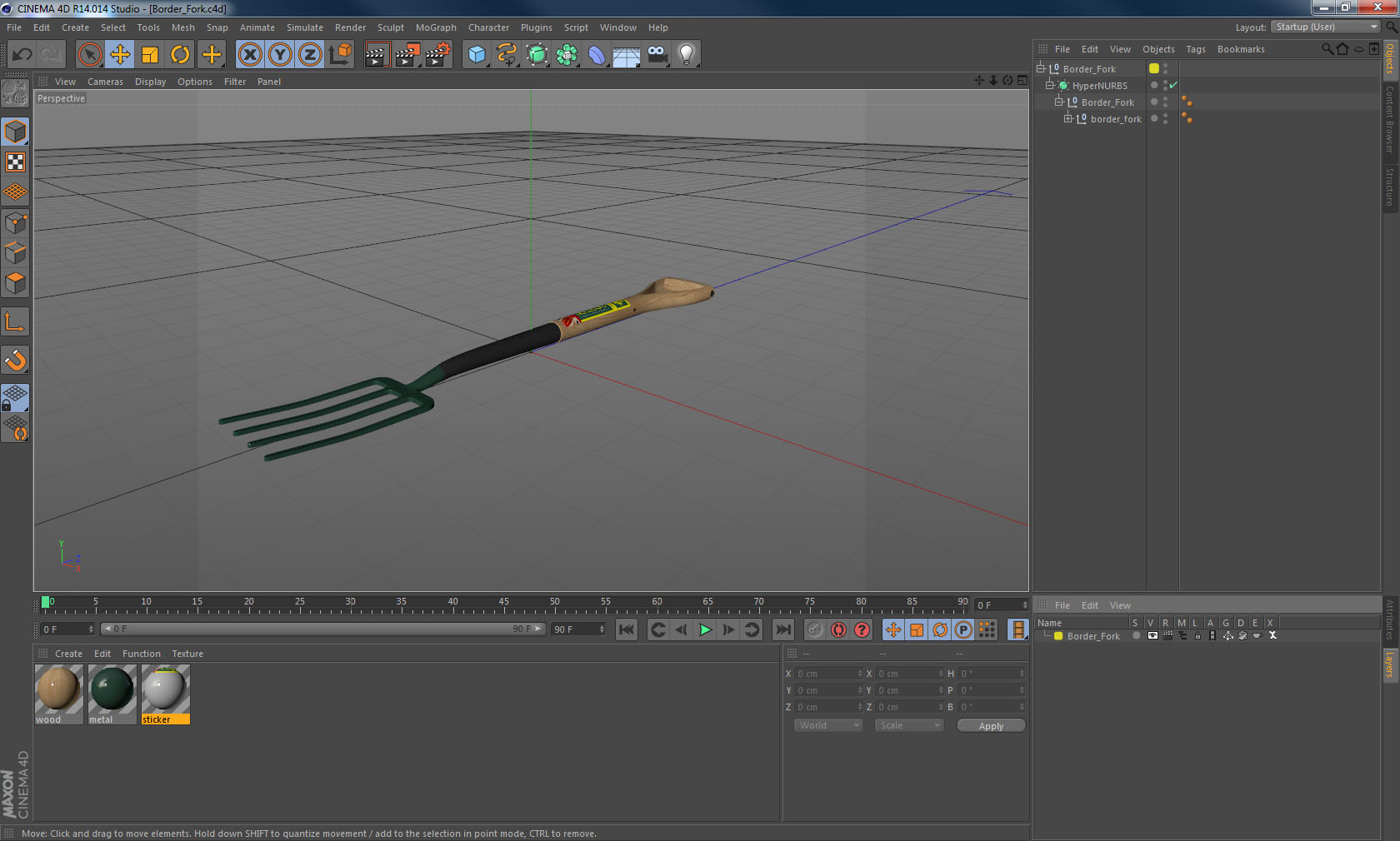 3D Border Fork