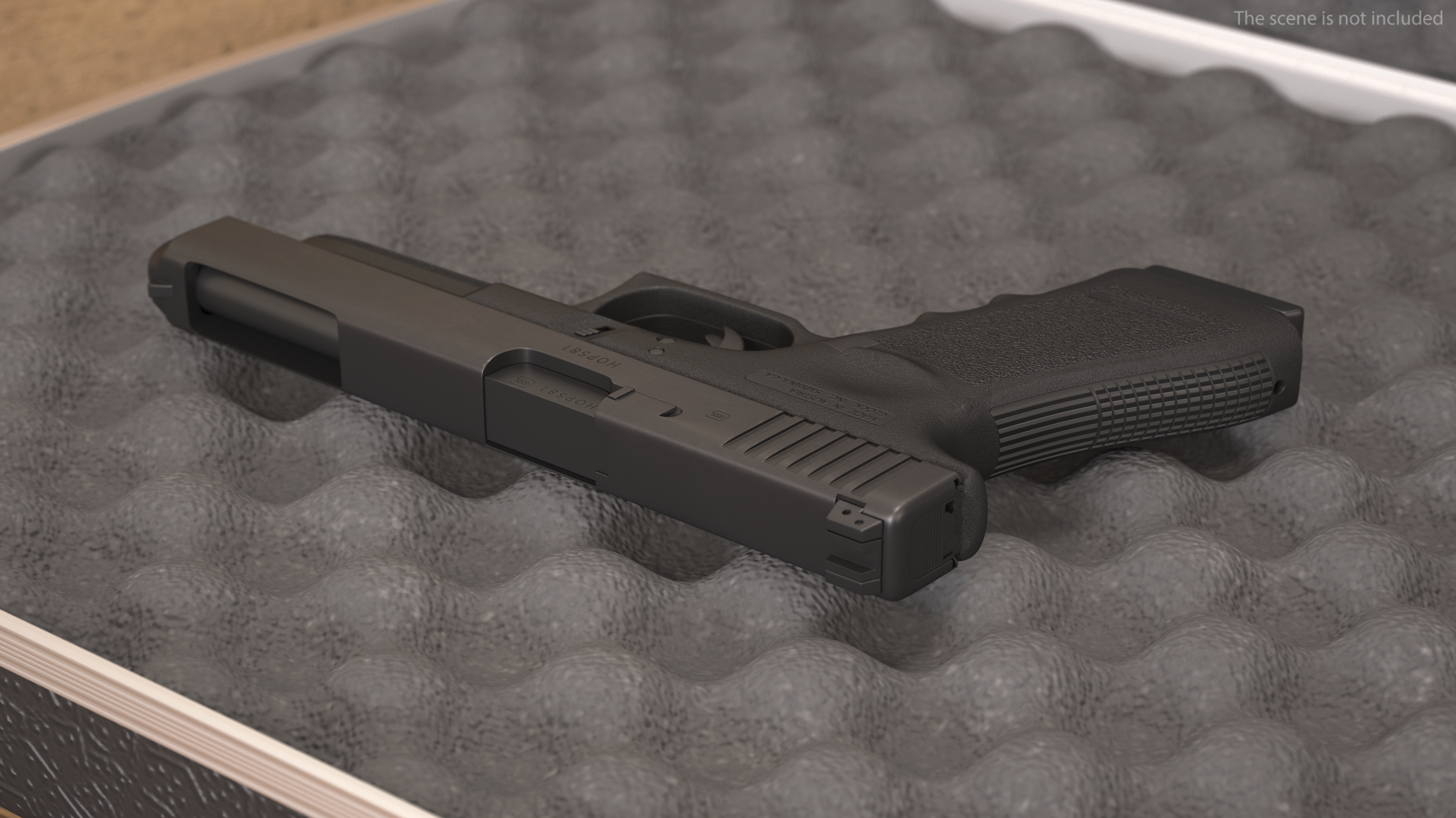 Semi Auto Pistol Glock G34 Black 3D
