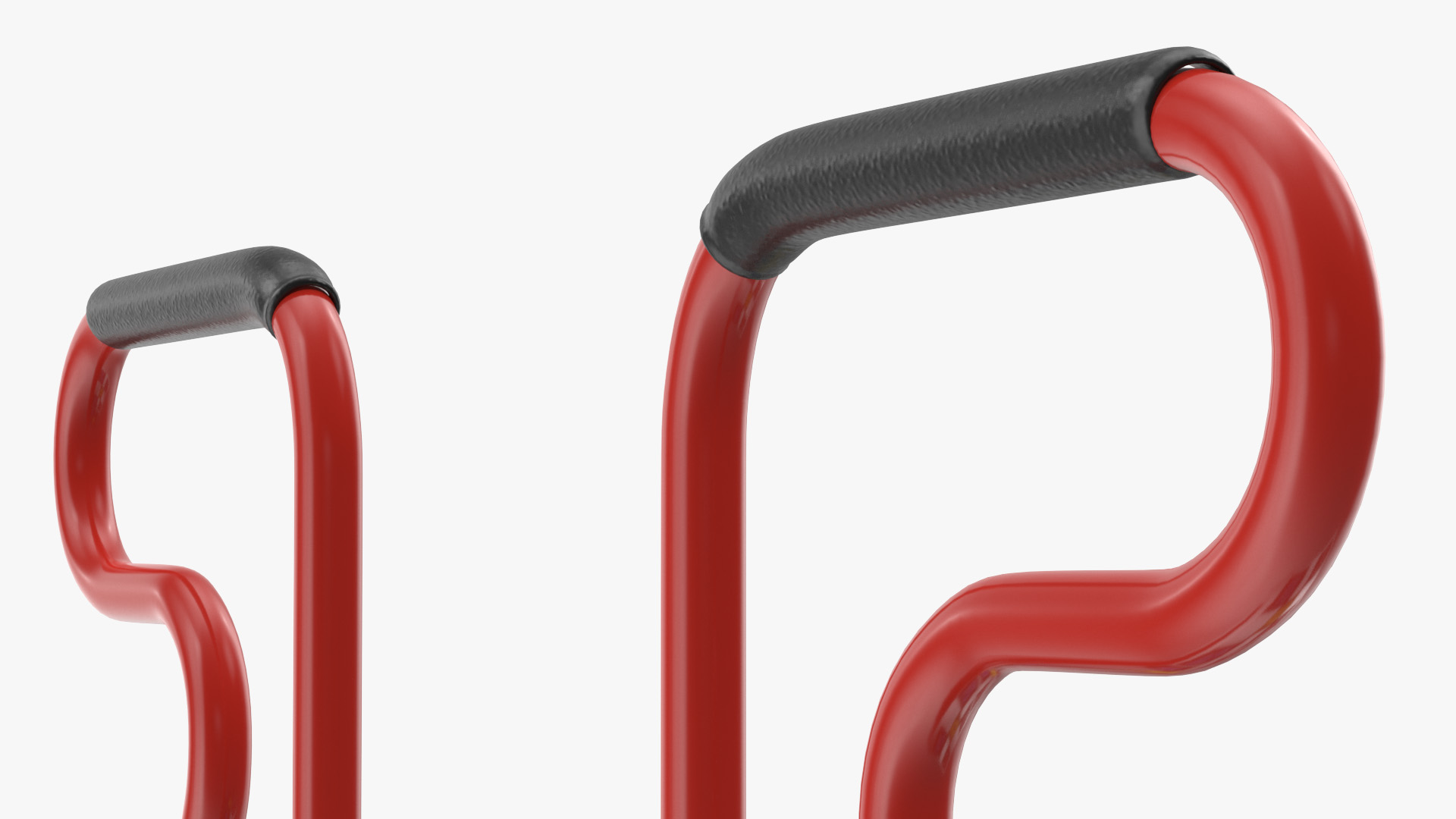 Double Dance Pad with Handlebars 3D