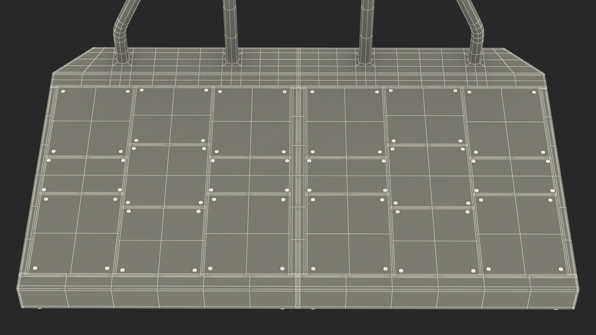Double Dance Pad with Handlebars 3D