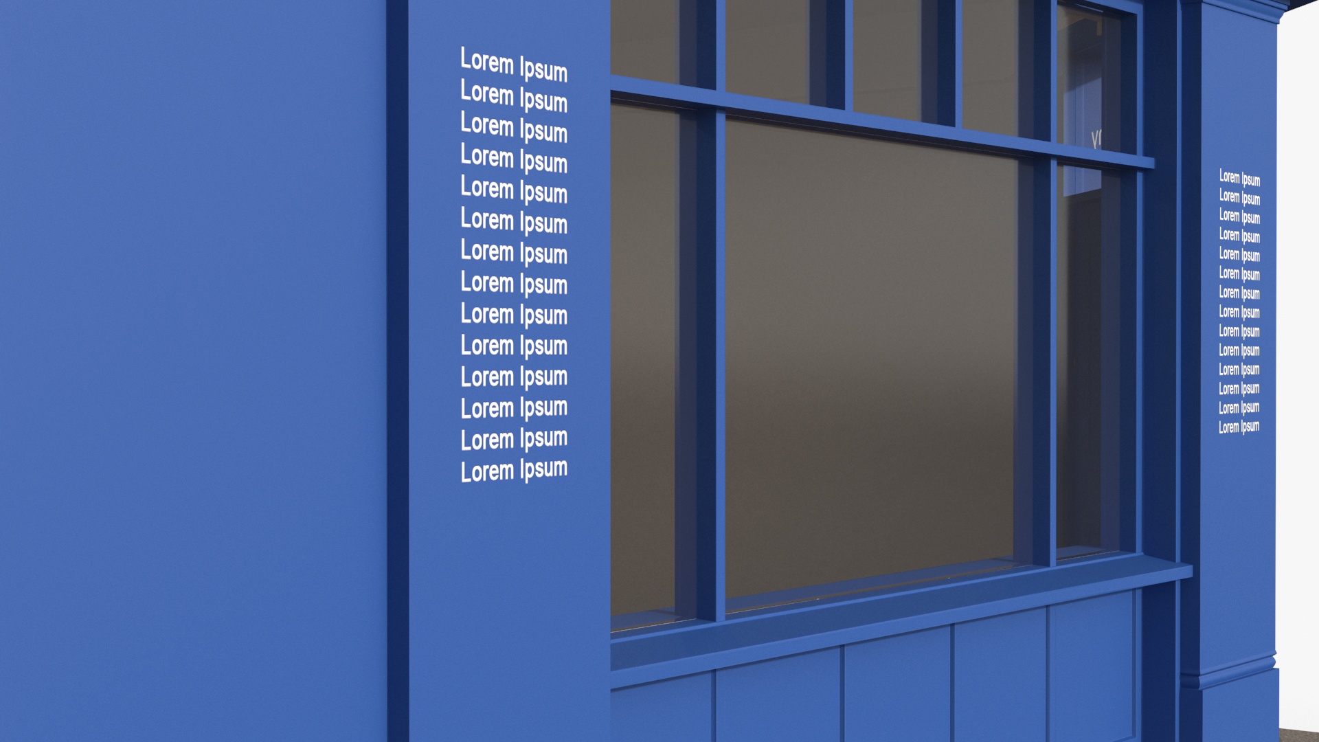 Ground Floor Corner Shop 3D model