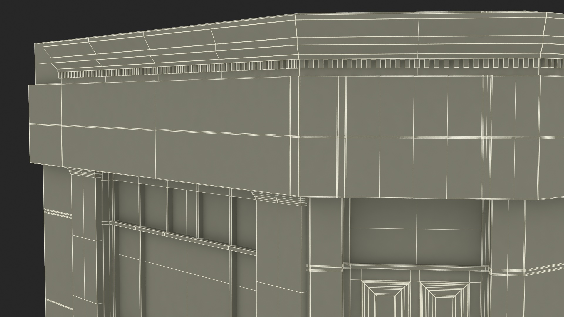Ground Floor Corner Shop 3D model