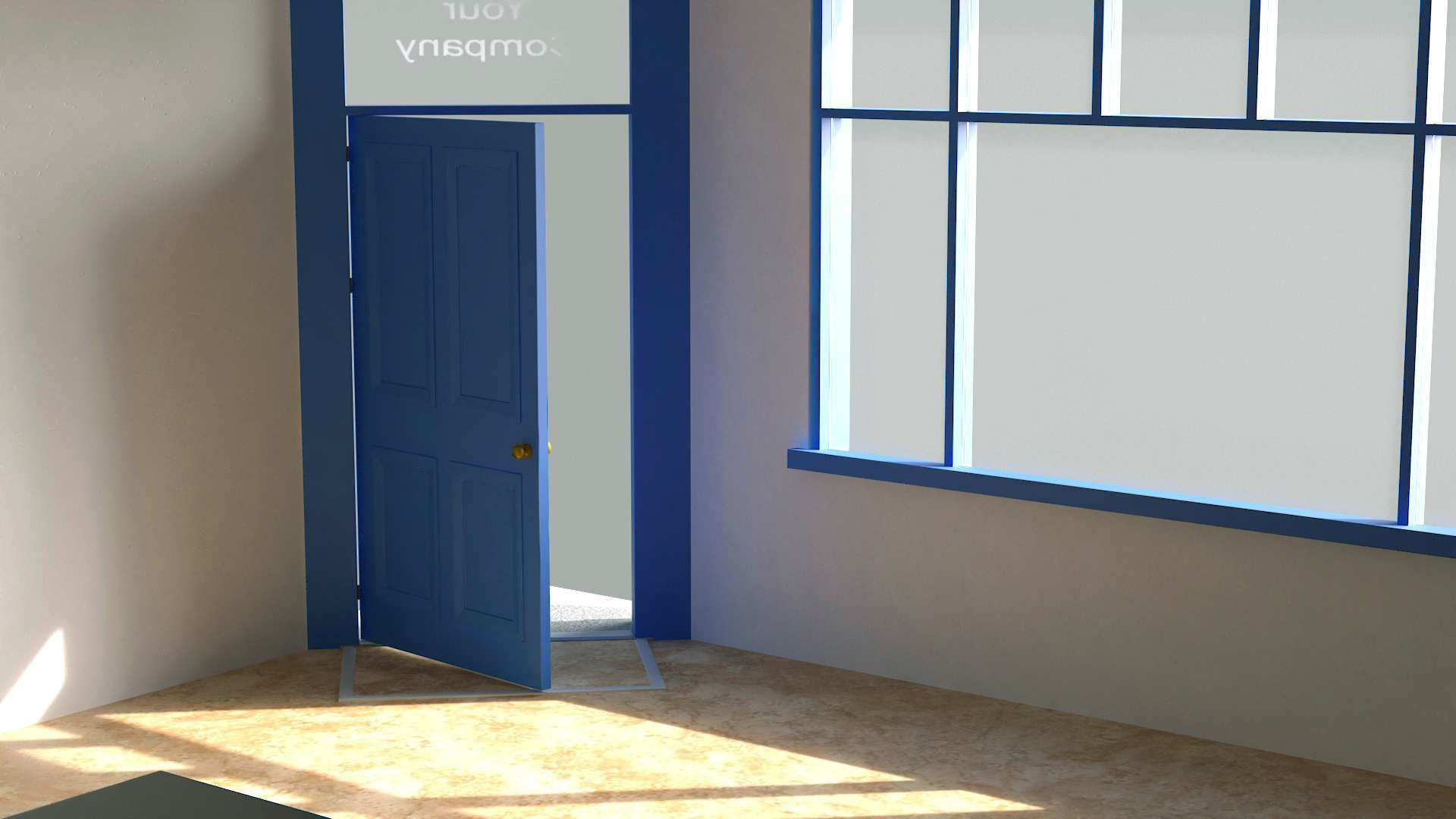 Ground Floor Corner Shop 3D model