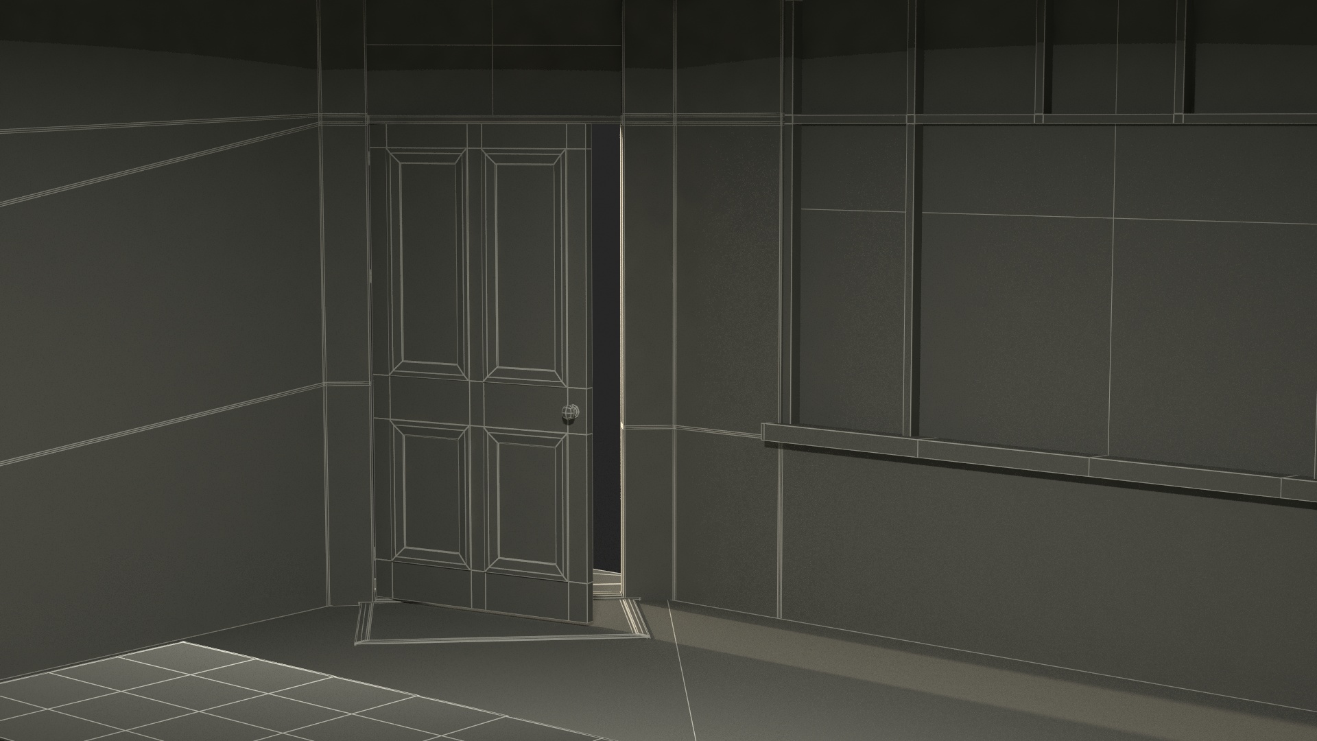 Ground Floor Corner Shop 3D model