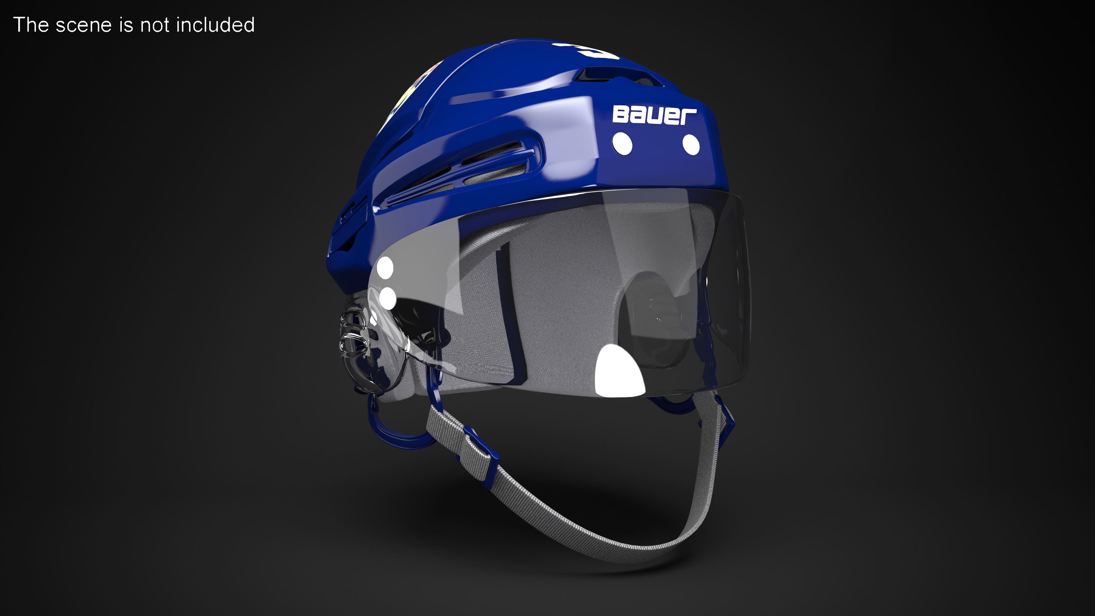 3D model Hockey Helmet Florida Panthers