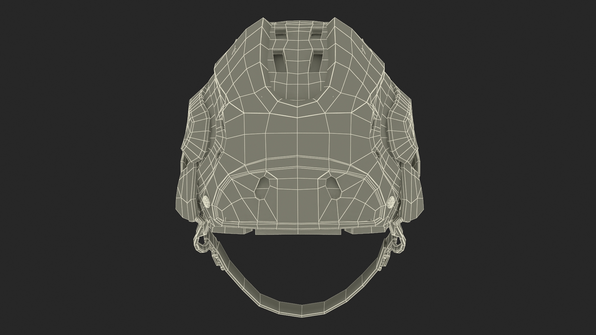 3D model Hockey Helmet Florida Panthers