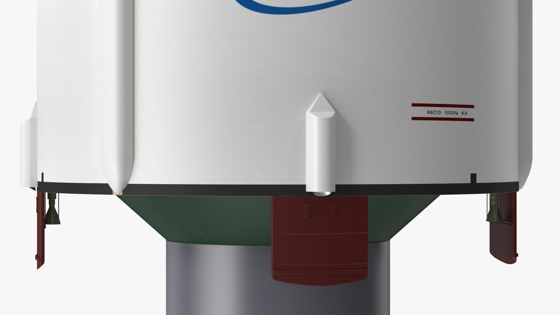 Proton M Rocket Stage 3 with Breeze-M 3D