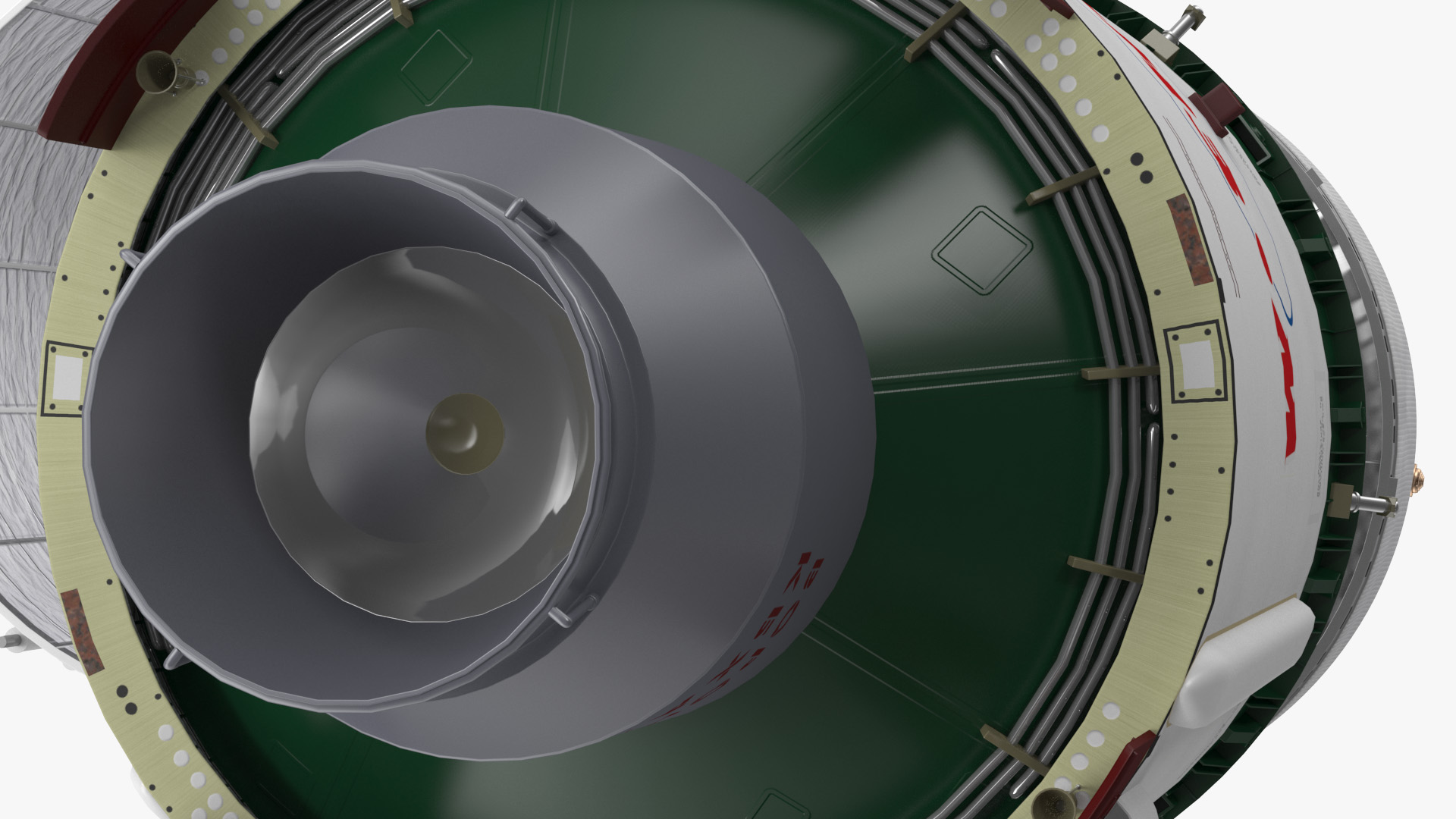 Proton M Rocket Stage 3 with Breeze-M 3D