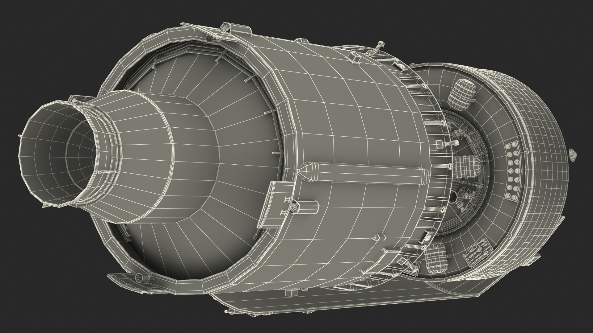 Proton M Rocket Stage 3 with Breeze-M 3D