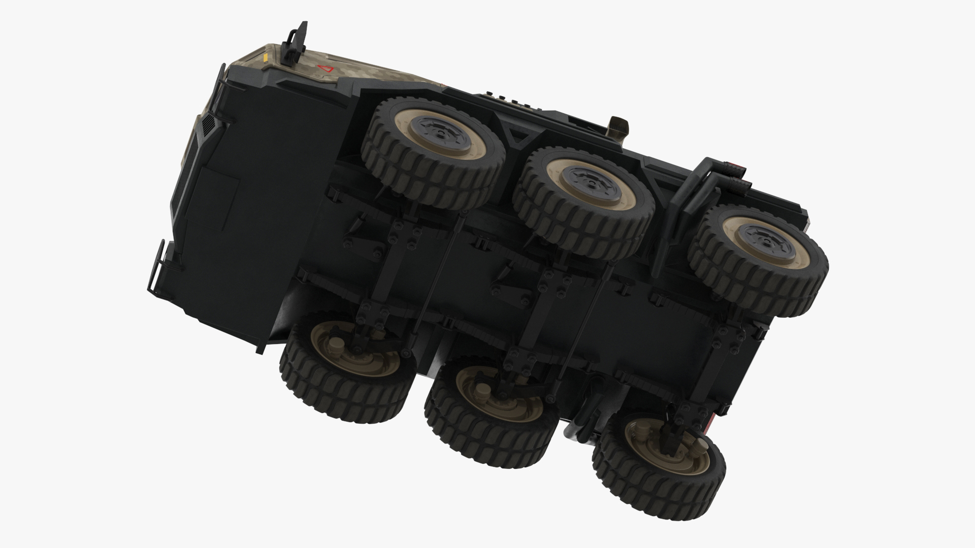 3D model Futuristic Military Truck