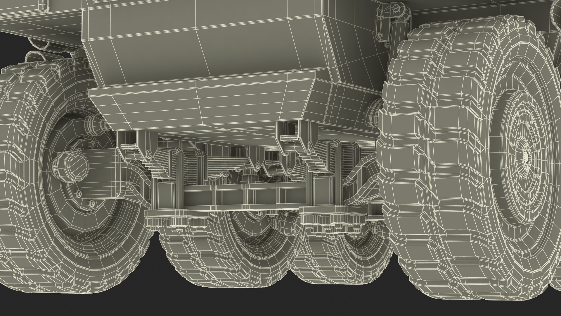 3D model Futuristic Military Truck