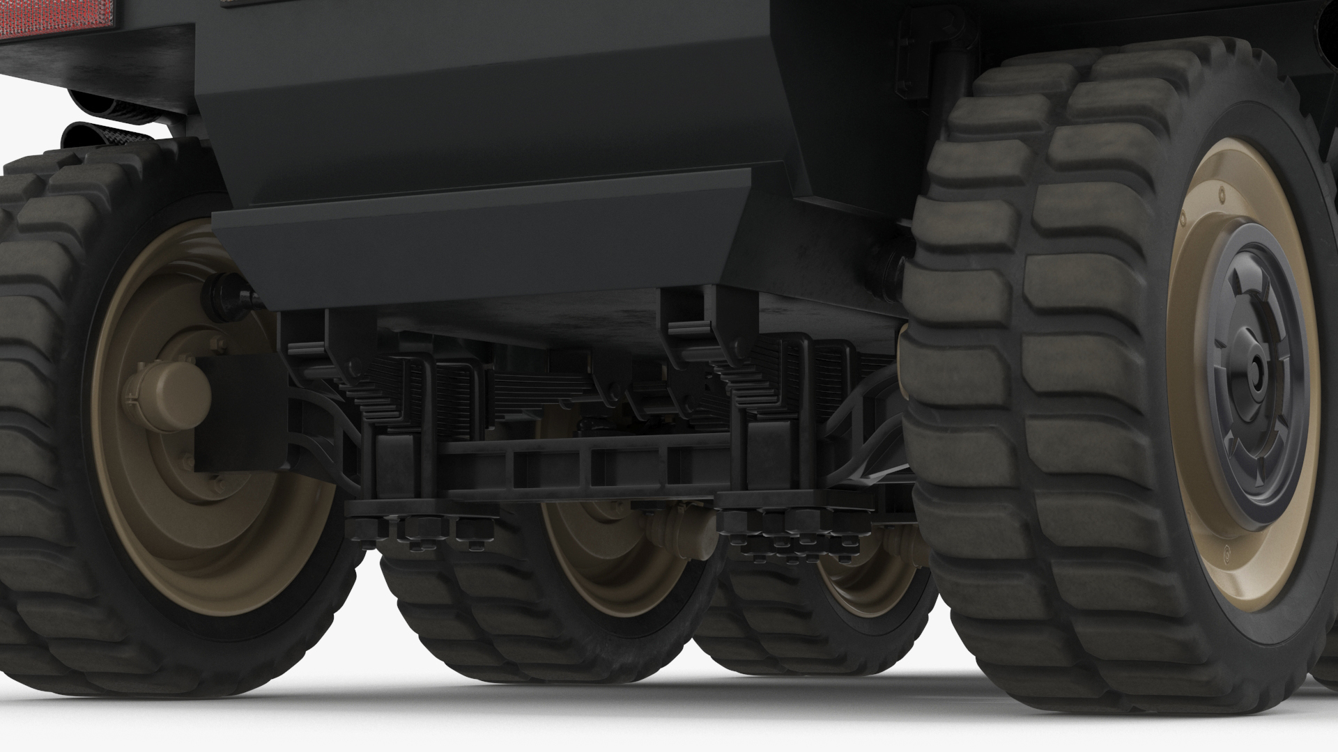 3D model Futuristic Military Truck