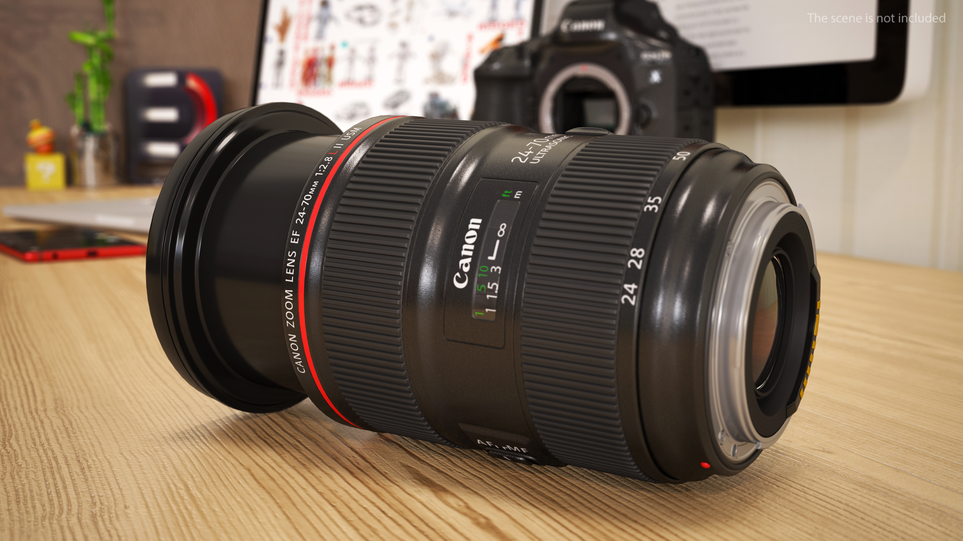 Canon EF Zoom Lens 24 70 3D model