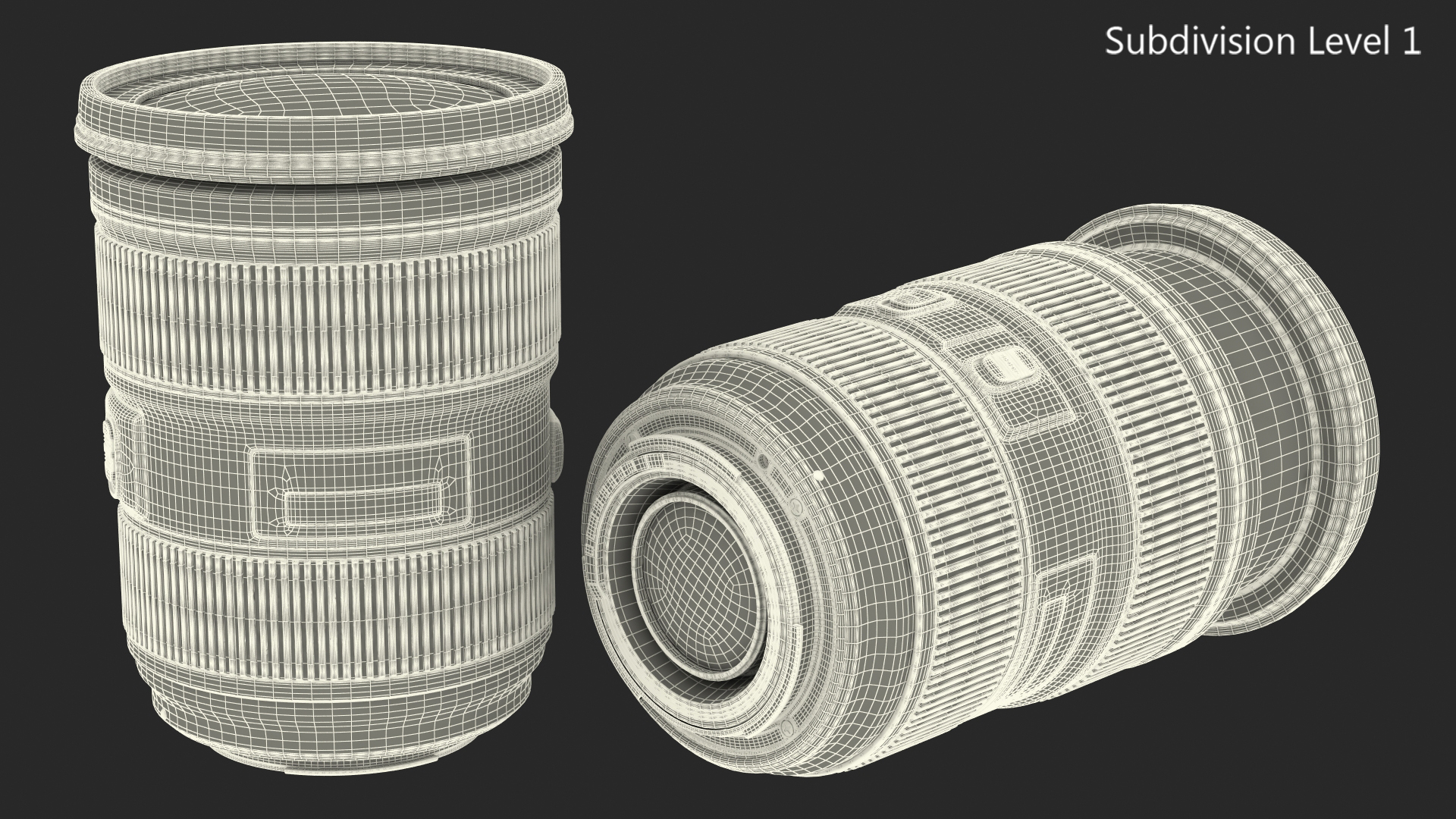 Canon EF Zoom Lens 24 70 3D model