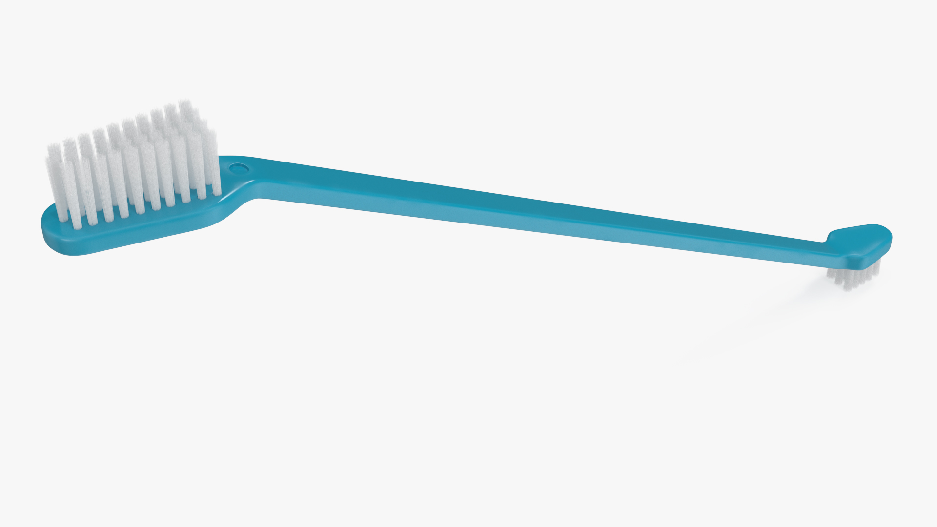 Pet Toothbrush Turquoise 3D model