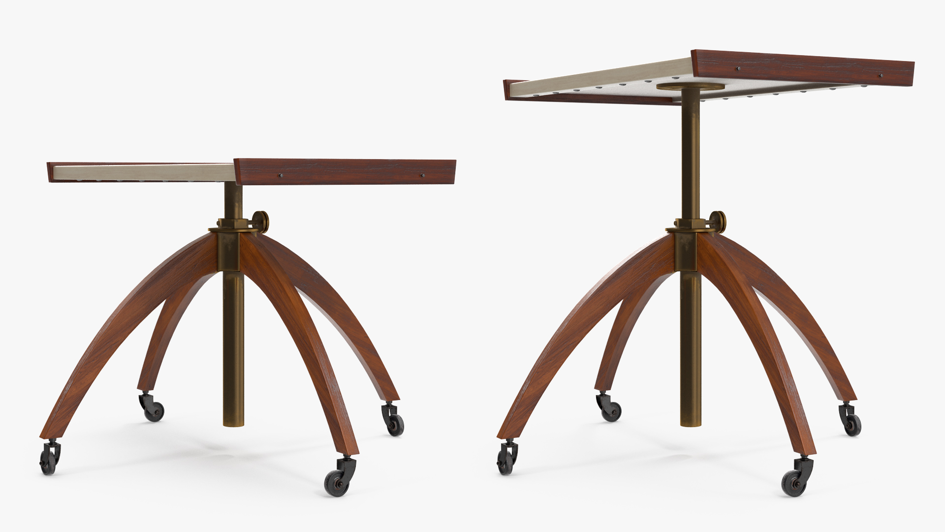 Vintage Adjustable TV Stand 3D