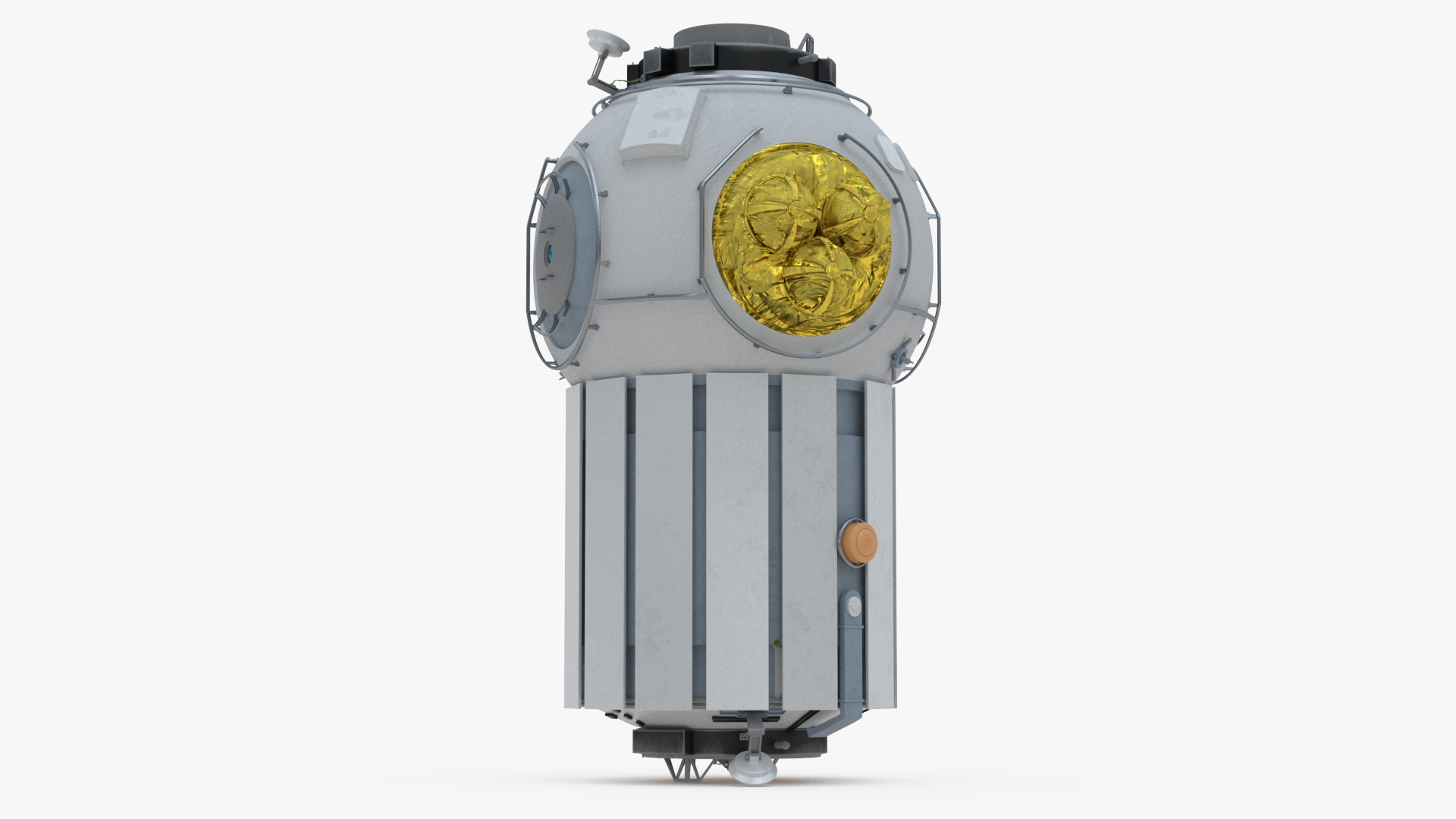 3D Orbital Space Station Airlock Module